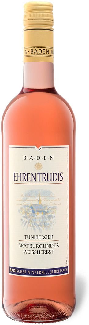 Thumbnail - Ehrentrudis Tuniberger Spätburgunder Weißherbst QbA lieblich, Roséwein 2022