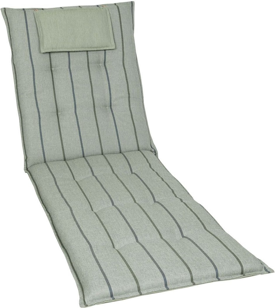 GO-DE Textil Gartenauflage Wendauflage (Liegenauflage, Taupe)