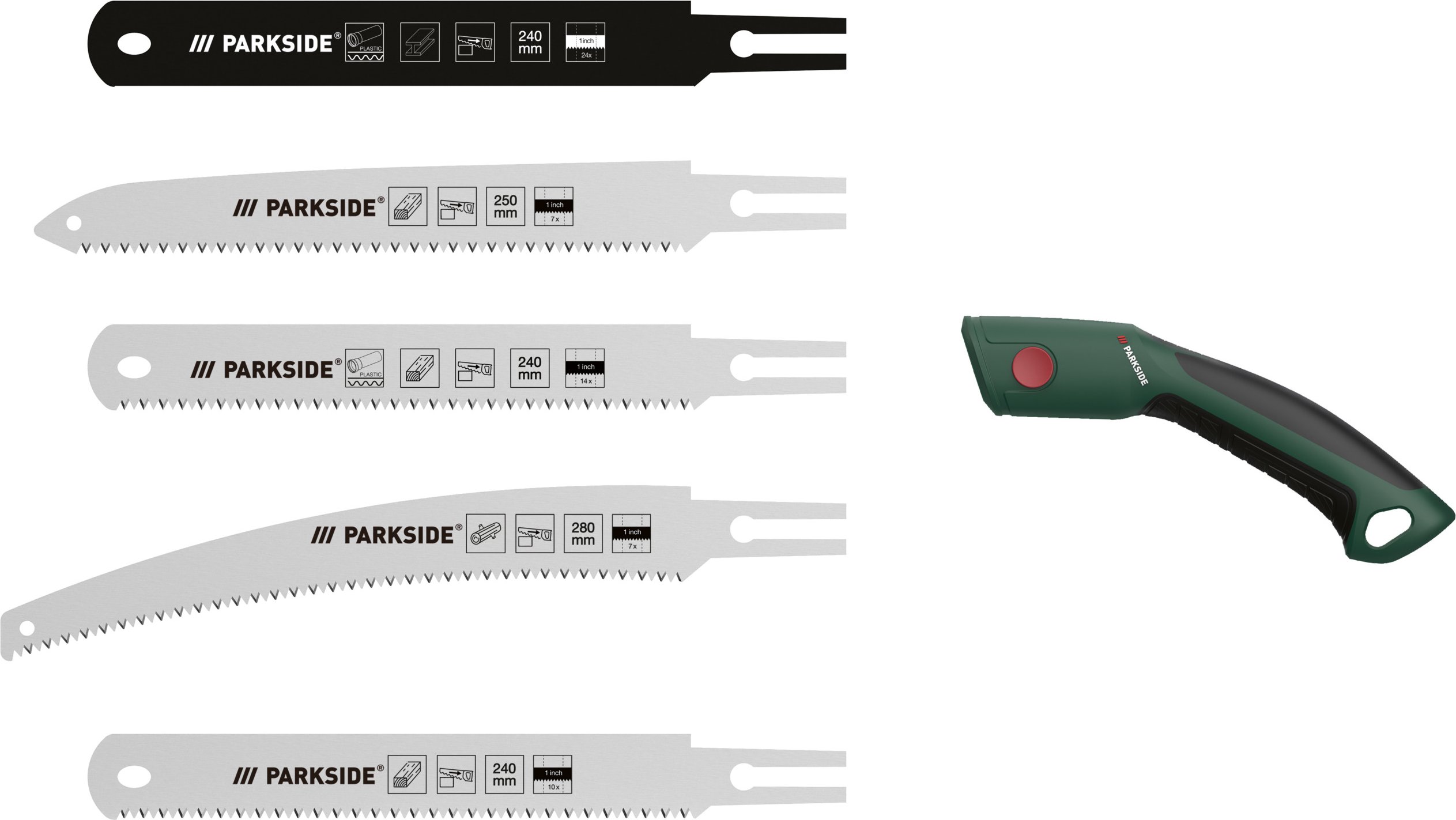 PARKSIDE® Handsägen-Set, 7-teilig""