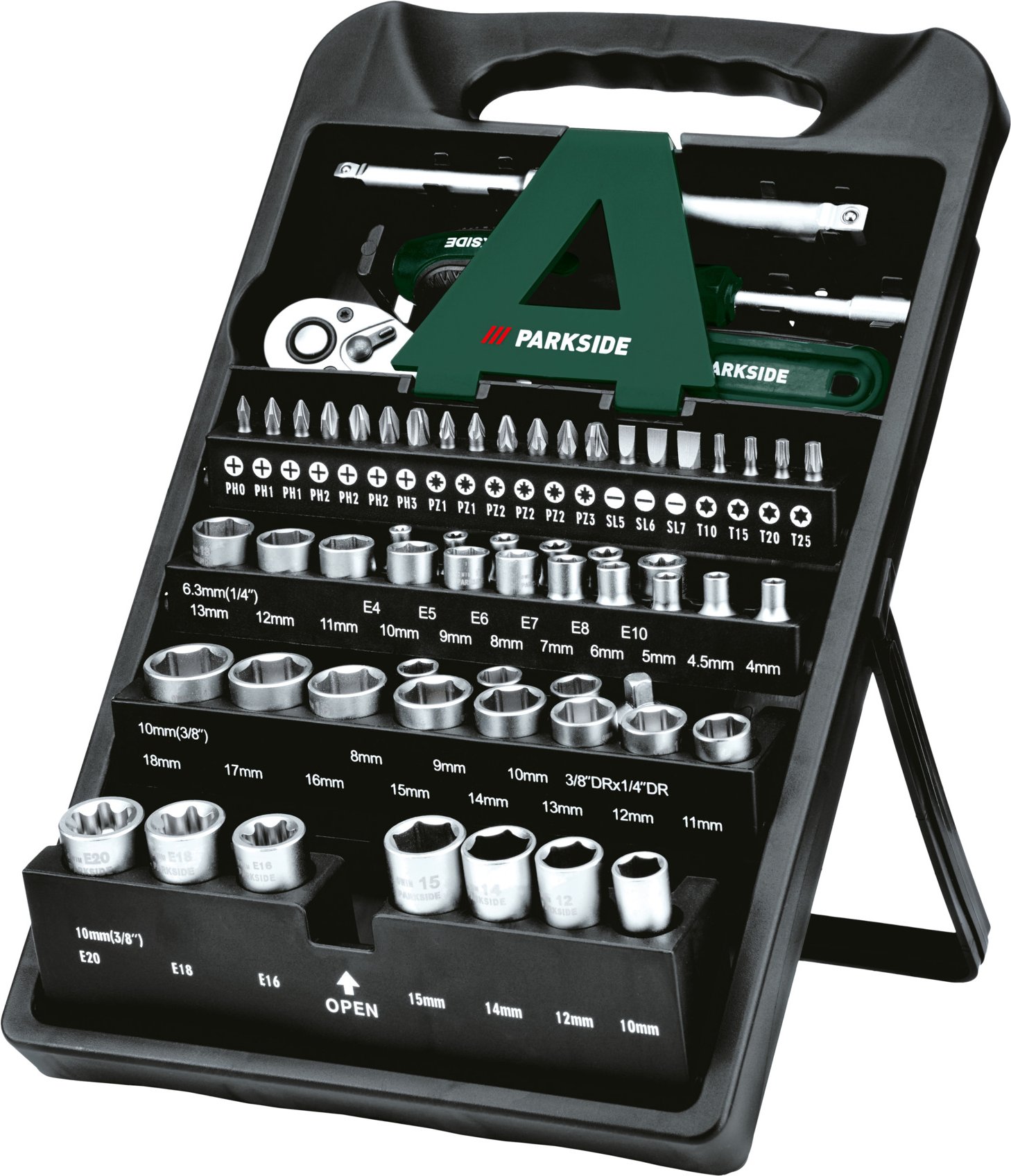 PARKSIDE® Steckschlüssel-Satz, 61-teilig