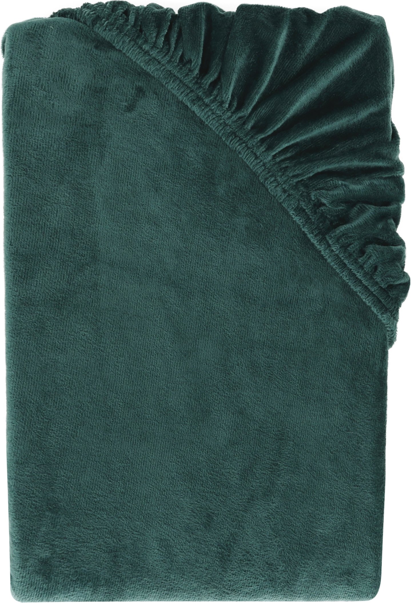 LIVARNO® Plüsch-Spannbettlaken (Grün)