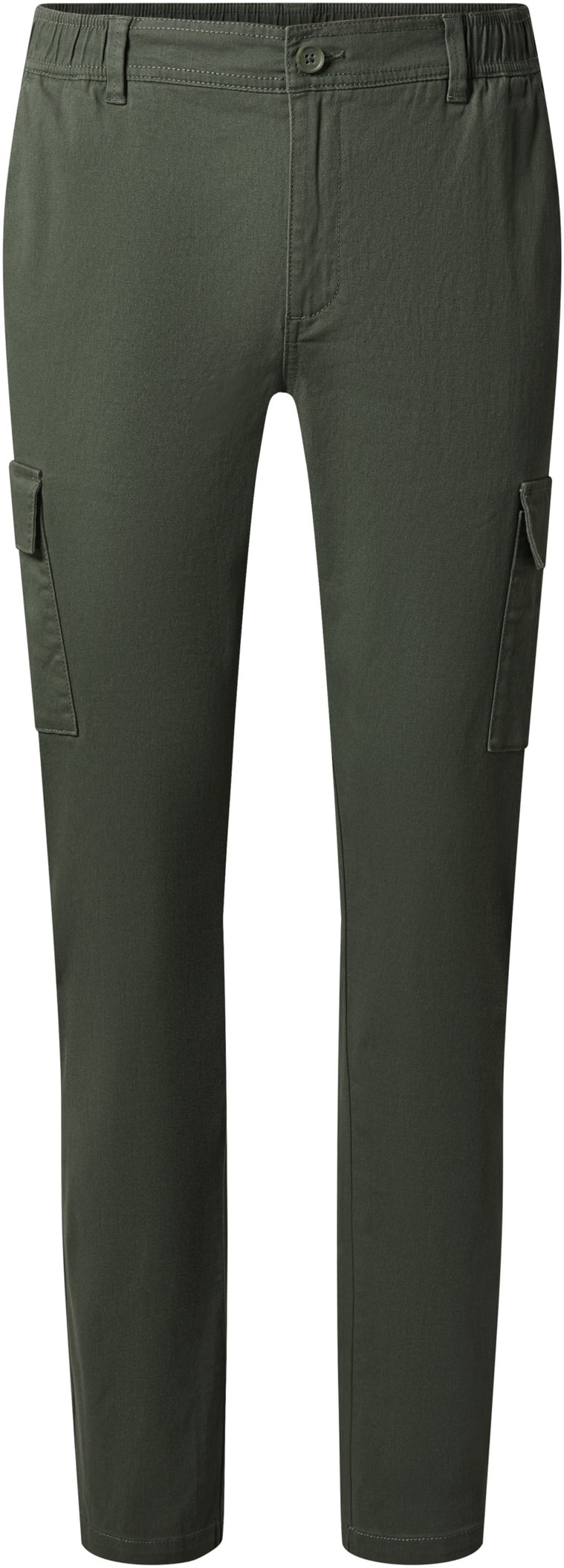Thumbnail - esmara Men Herren Cargohose, mit seitlichen Eingrifftaschen (Dunkelgrün, M (48/50))
