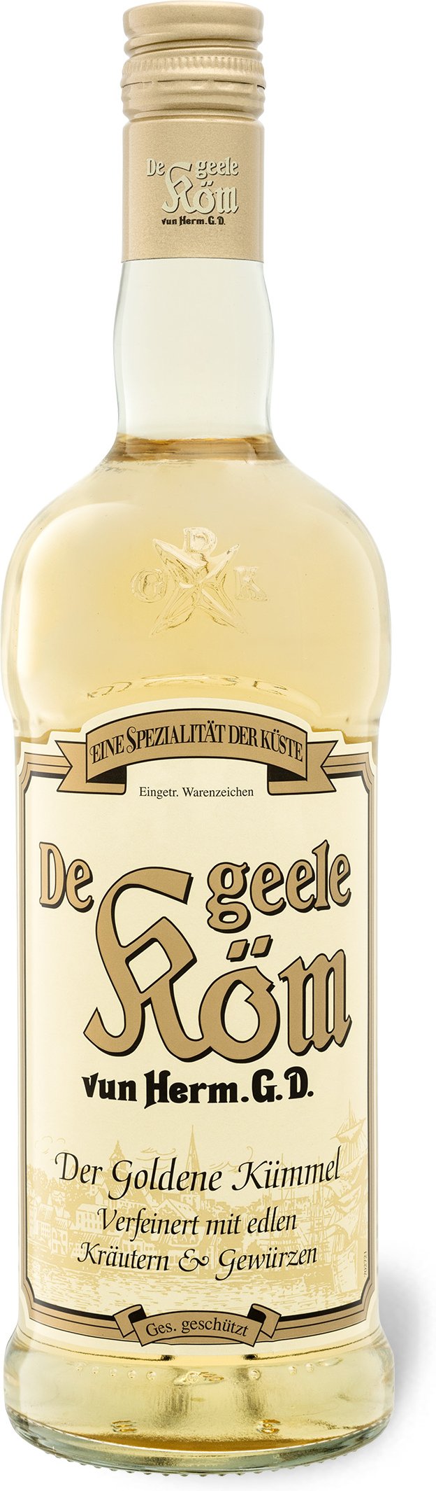 De geele Köm Der goldene Kümmel 32% Vol