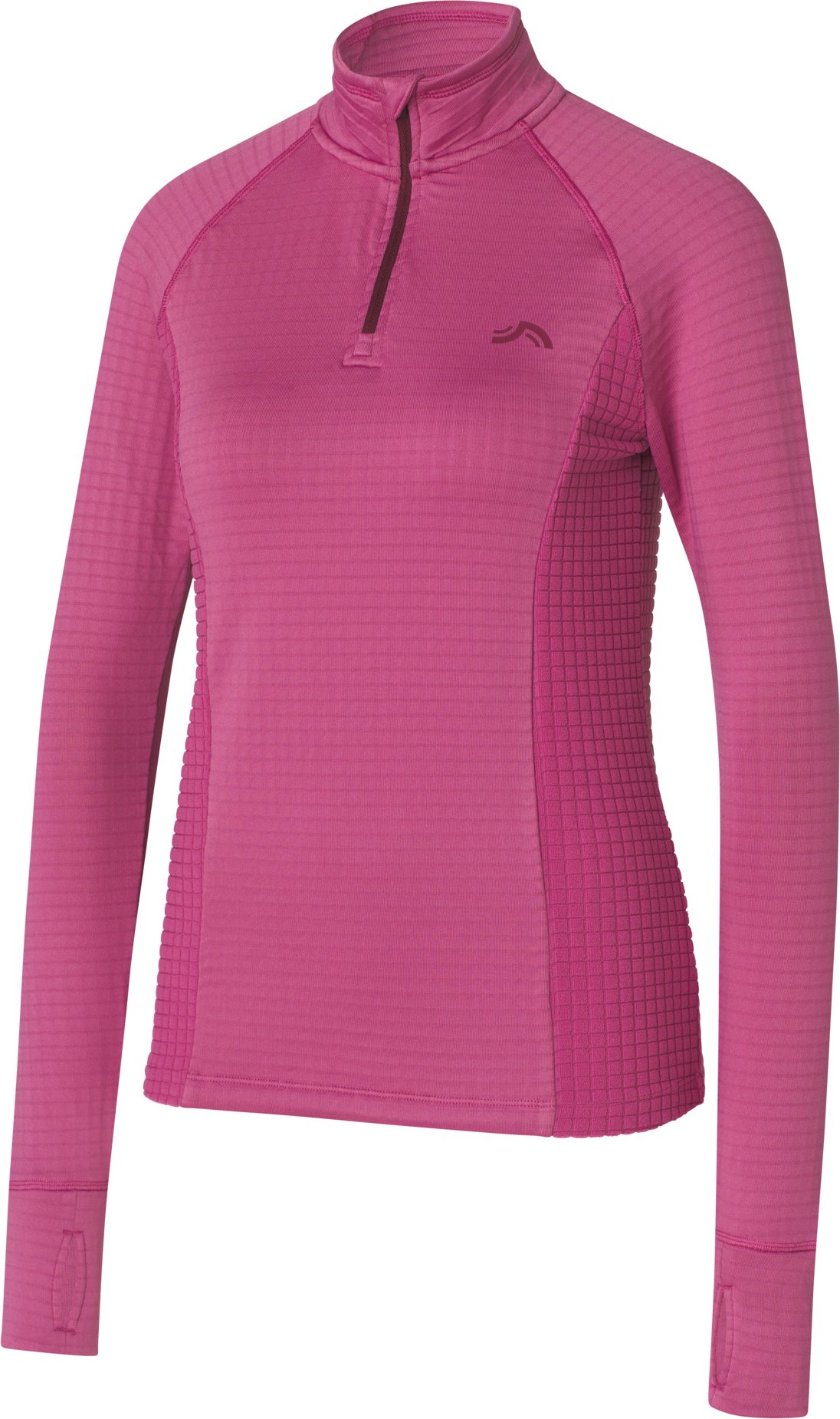 CRIVIT Damen Funktionsshirt mit Fleece-Innenseite (Pink, L(44/46))