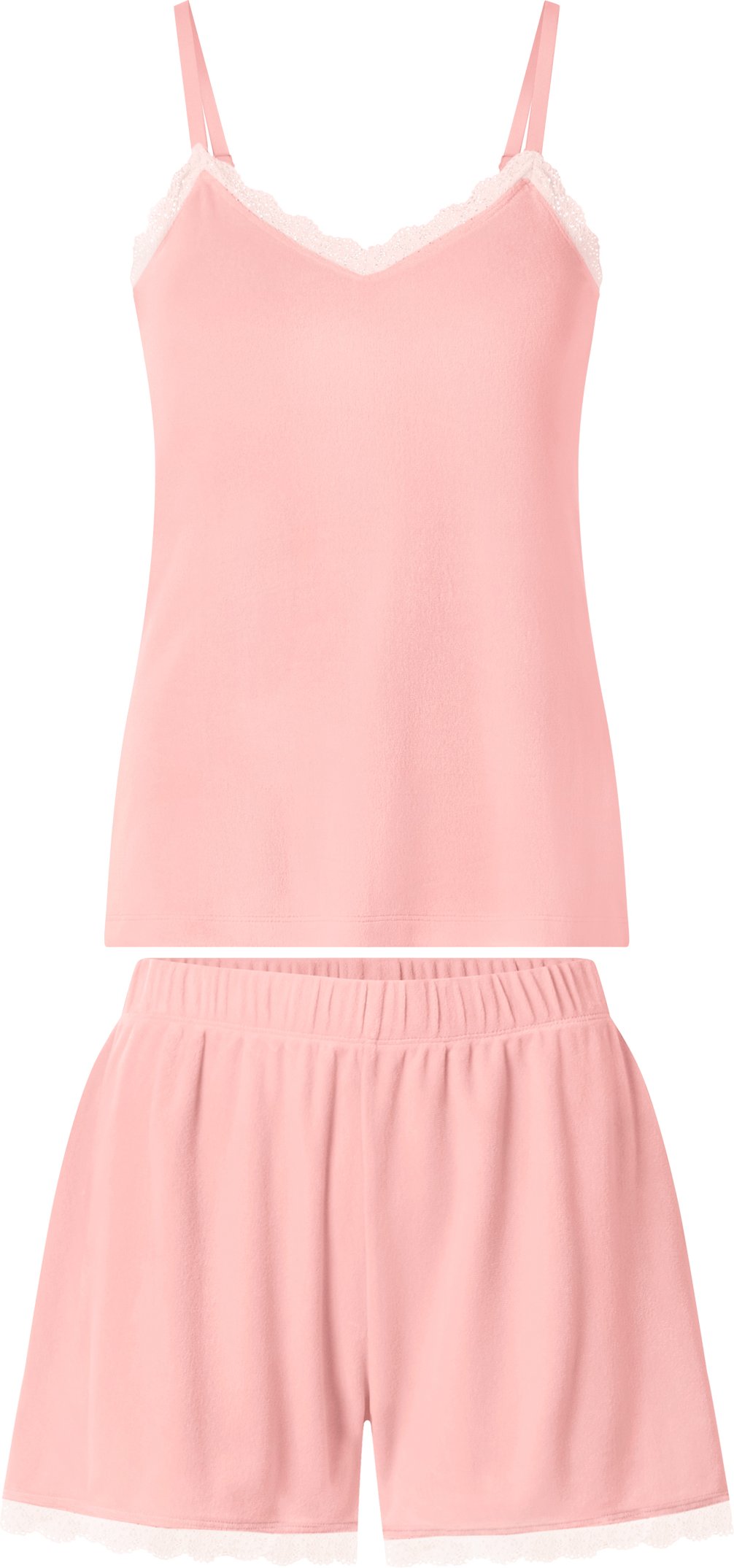 esmara® Damen Nicki-Pyjama (Rosa, L(44/46))