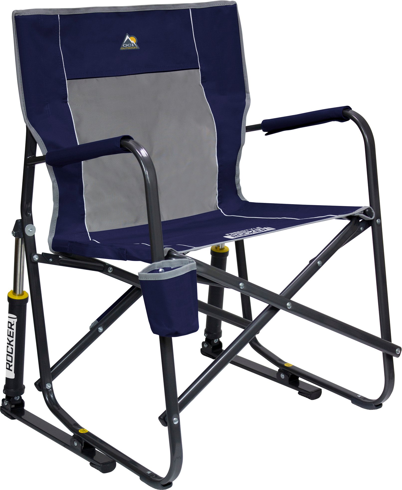 GCI Freestyle Rocker™ Campingstuhl mit Schaukelfunktion (Indigo Blue)
