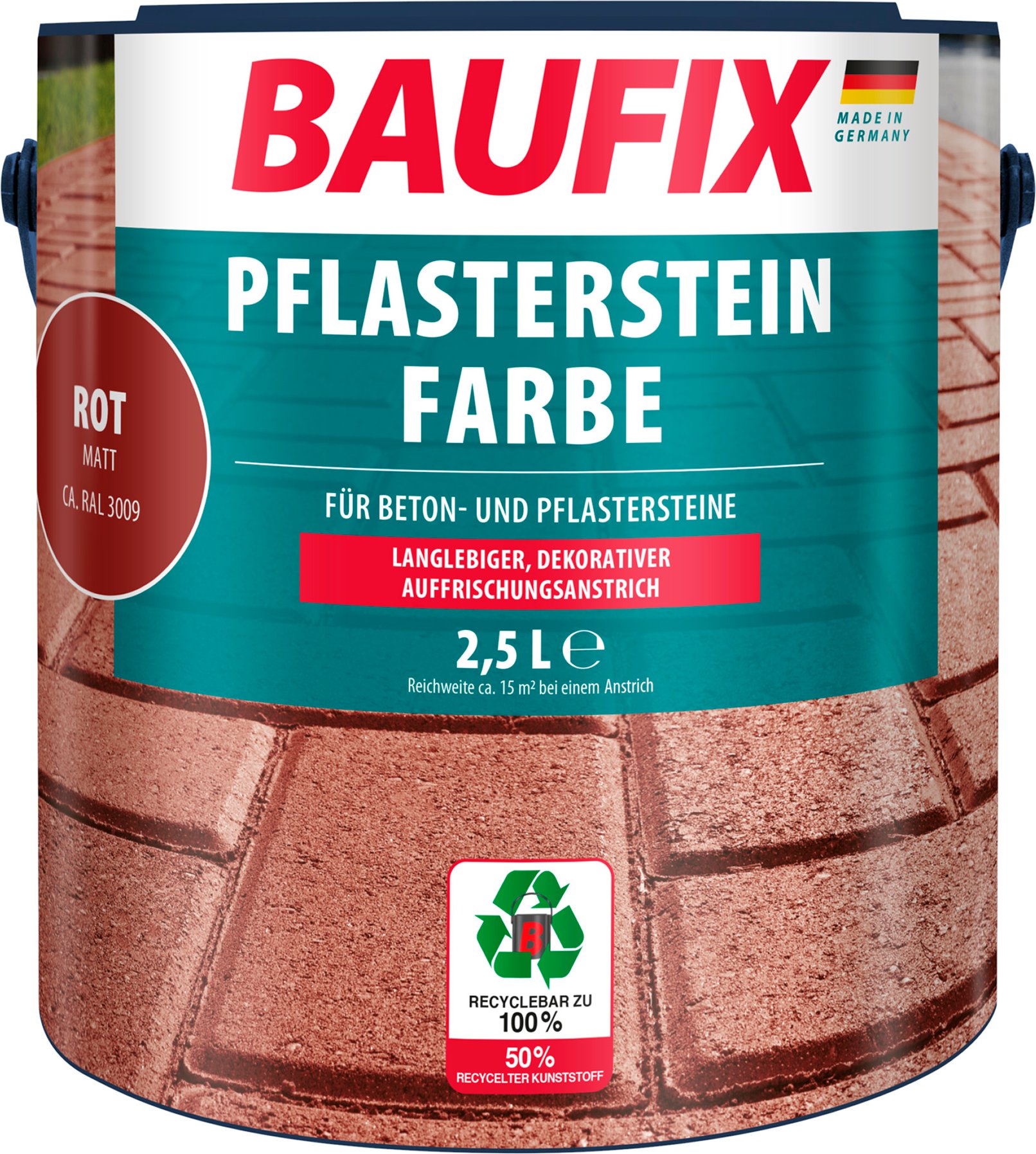 Thumbnail - BAUFIX Pflasterstein Farbe (rot matt)