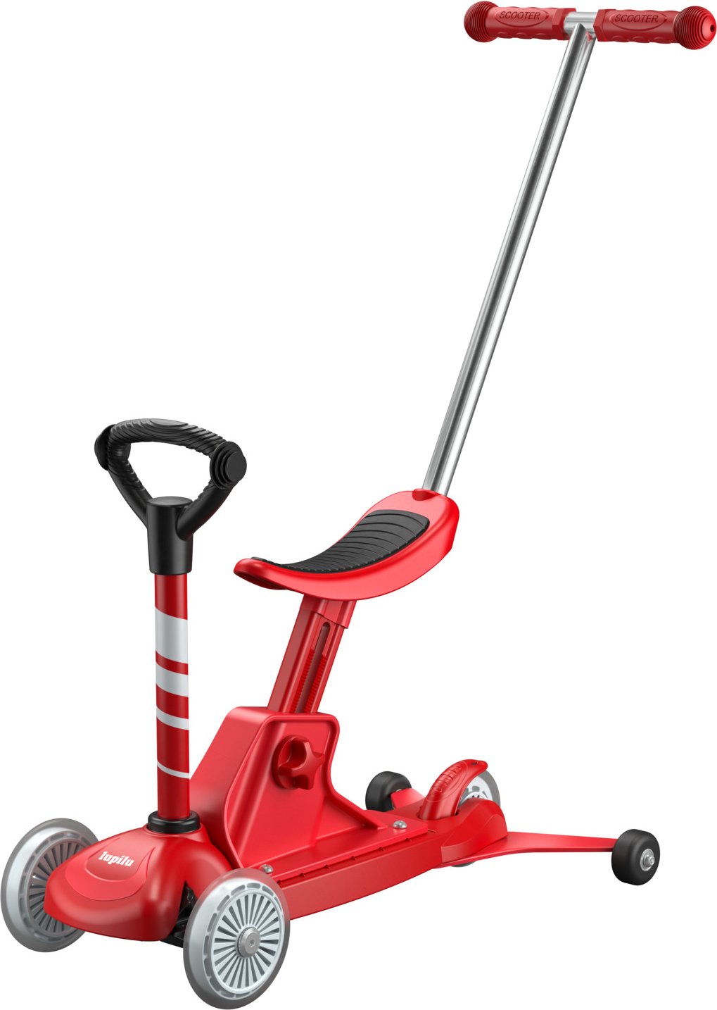 lupilu® Kleinkinder Scooter 4 in 1 (Rot)