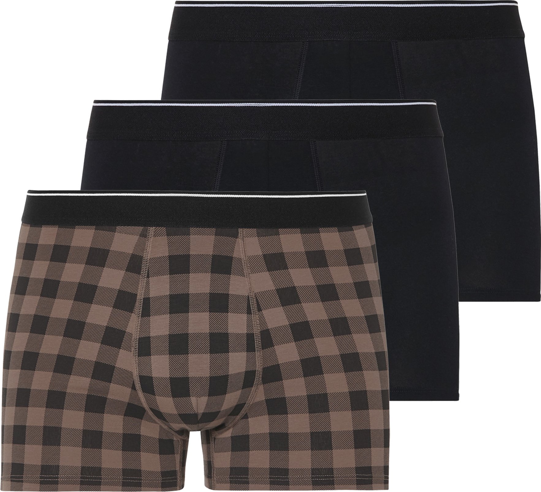 Thumbnail - esmara Men Herren Boxer 3er (Schwarz/Braun, 6/L)