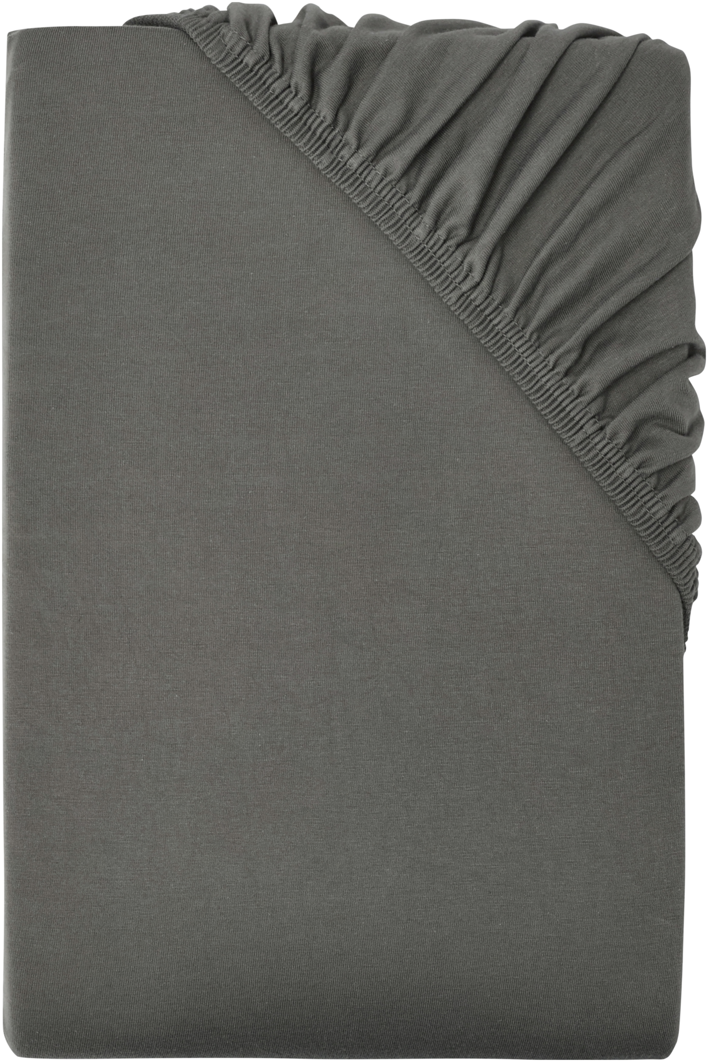 LIVARNO home Jersey Spannbettlaken, 90-100 x 200 cm (Grau)