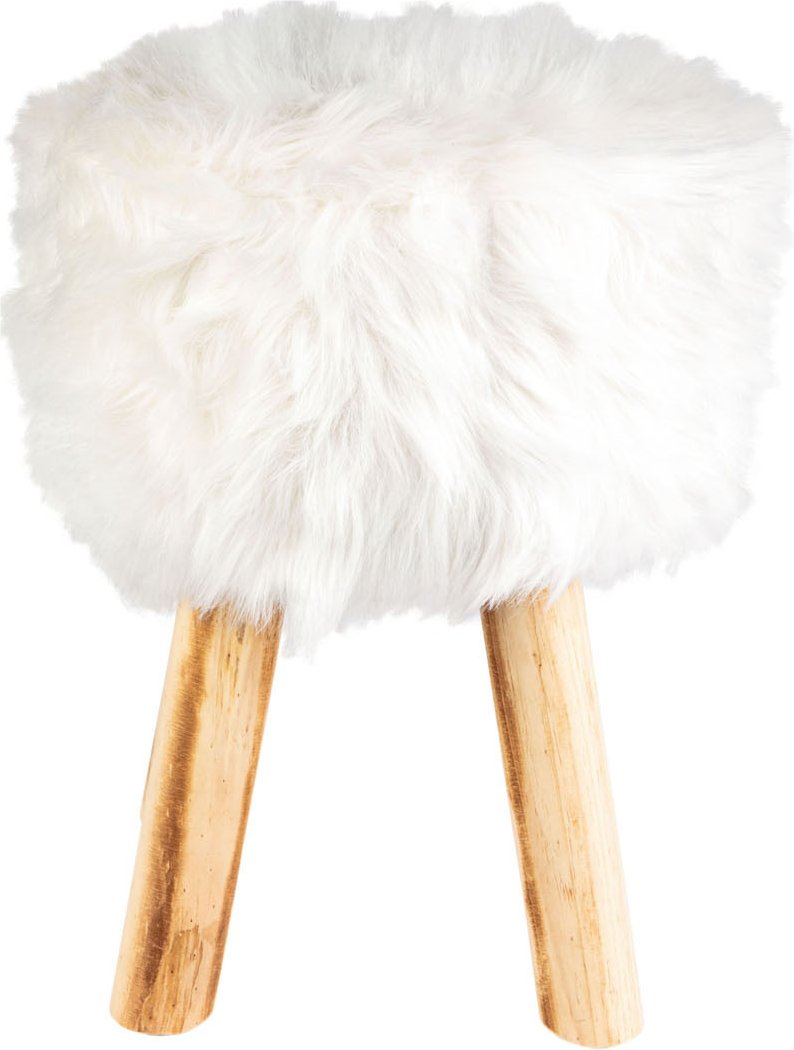 LIVARNO home Fellhocker (Fellhocker rund)