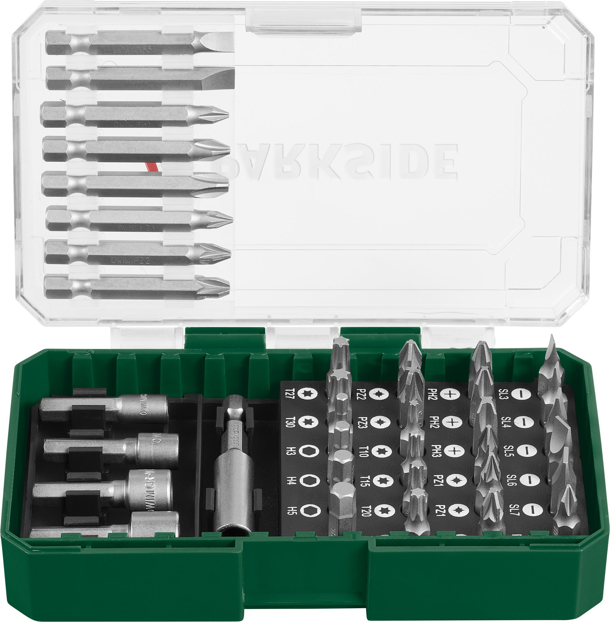 PARKSIDE® Bohrer- und Bit-Set PBB 4 A1 (Bitschrauber Set 37tlg.)