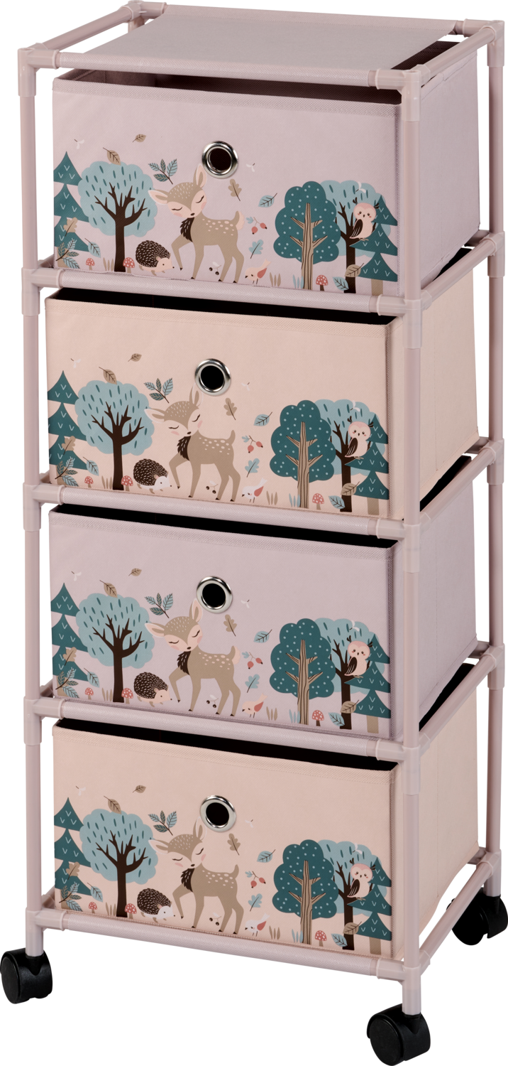 LIVARNO® Rollregal für Kinder (Reh)