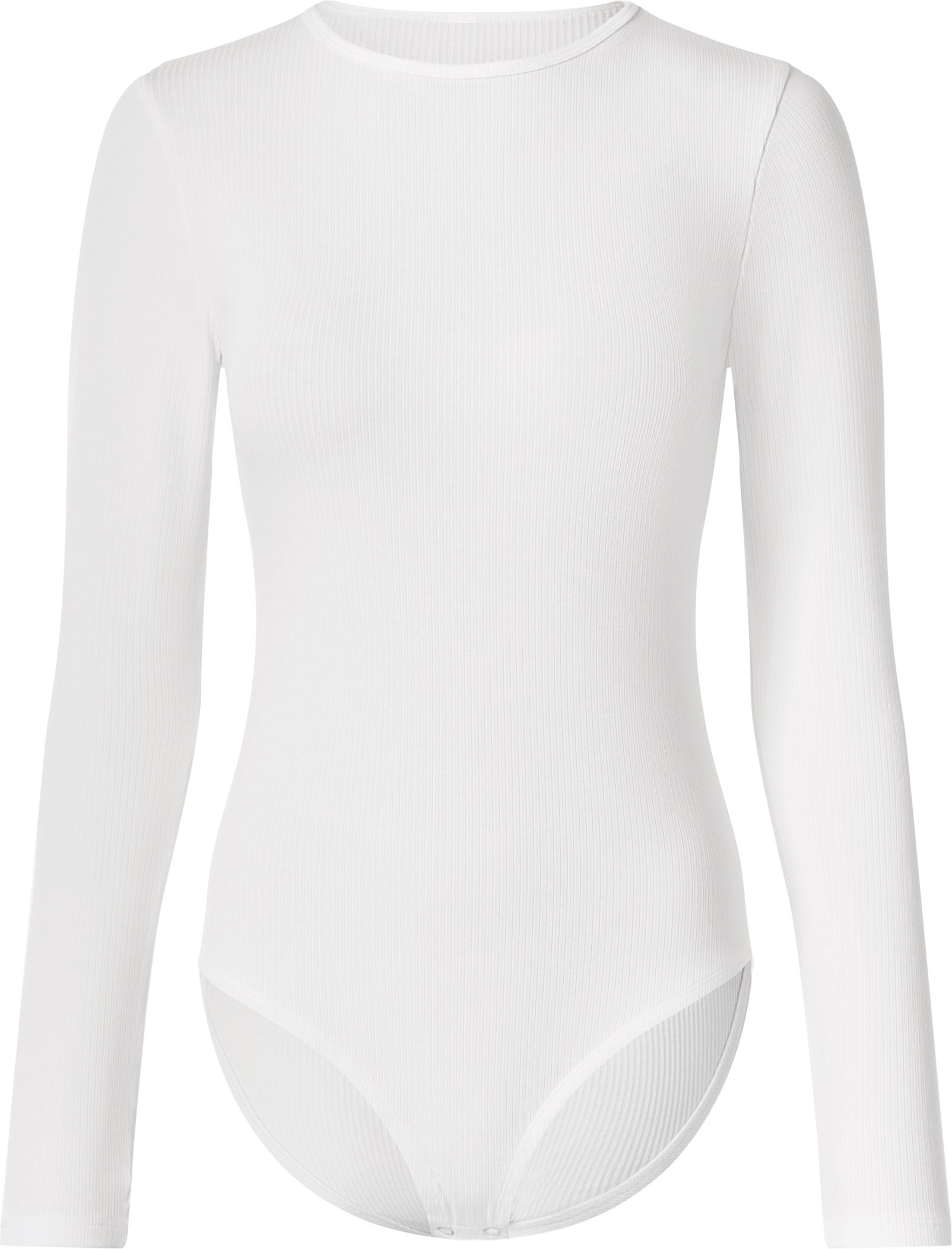 esmara® Damen Body Rippe (Weiß, S(36/38))