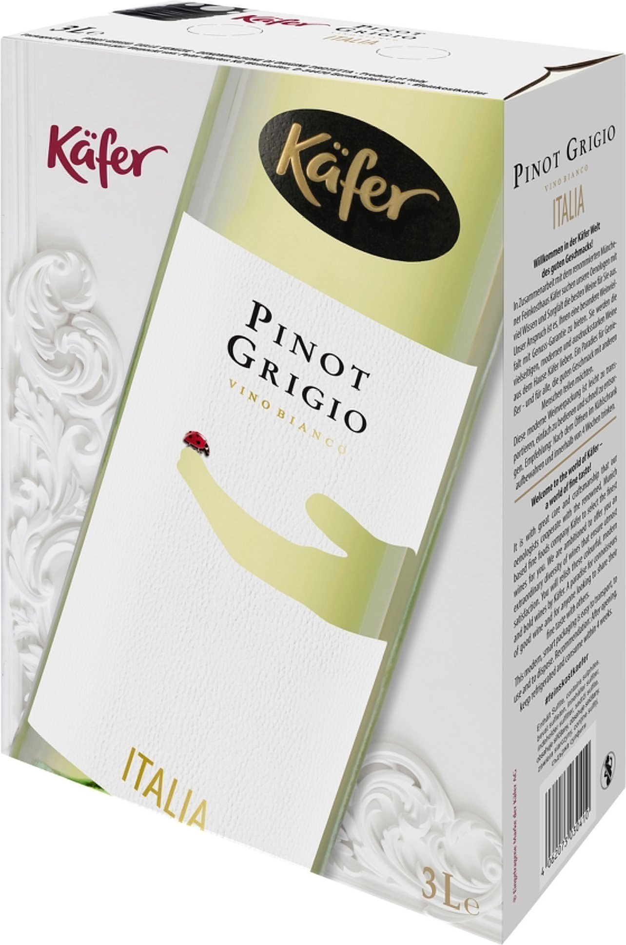 Käfer Pinot Grigio delle Venezie DOP 3-l-Bag-in-Box trocken, Weißwein 2024