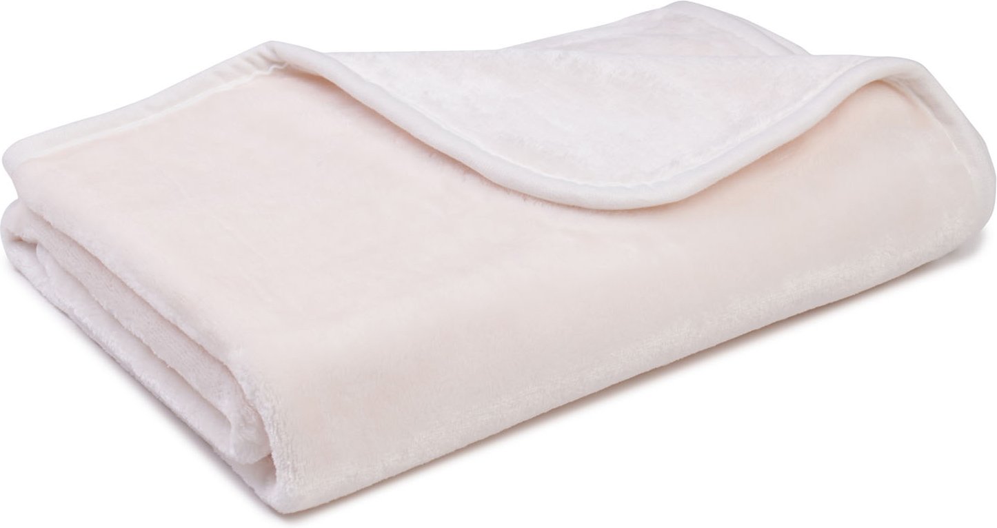 Gözze Kinder- und Babydecke Cashmere Felling (wollweiß, 75 x 100 cm)