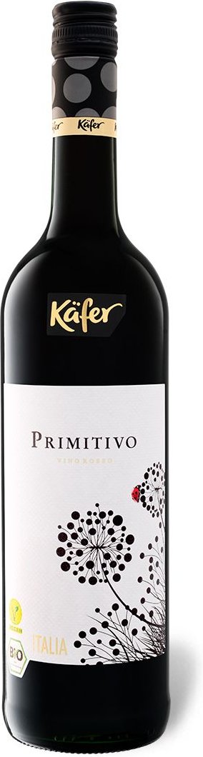 BIO Käfer Primitivo IGP trocken vegan, Rotwein 2024
