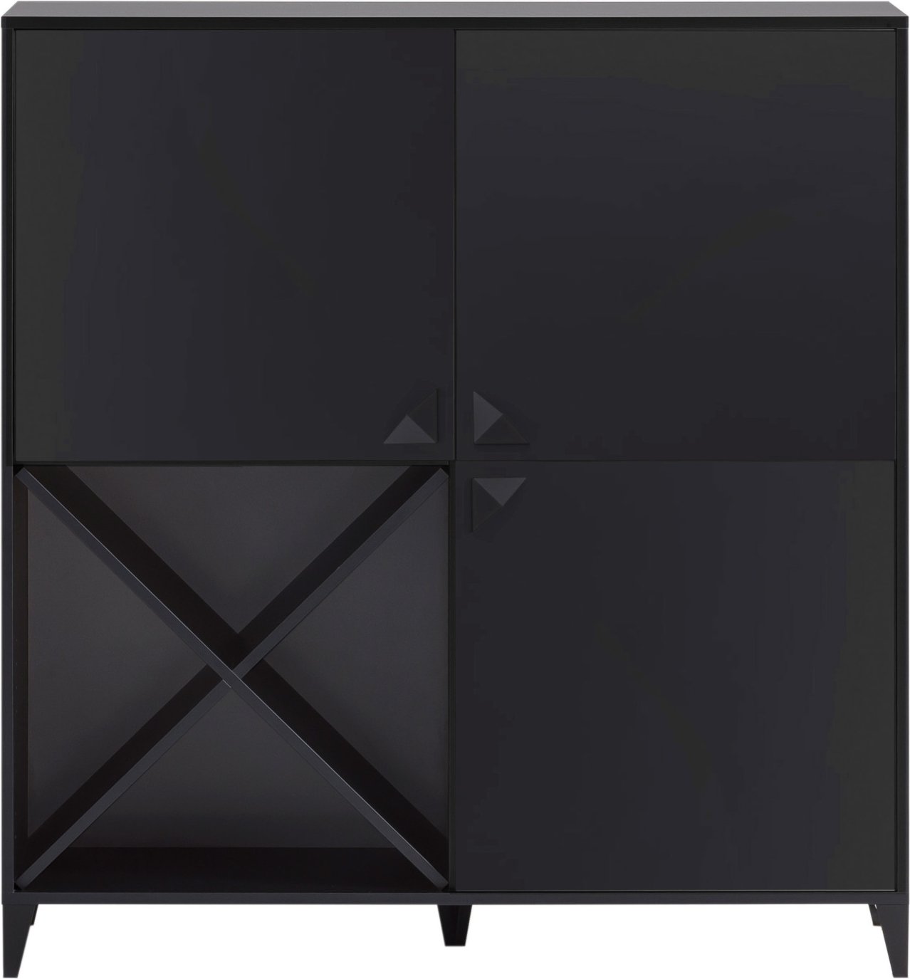 Schildmeyer Highboard Looks Classic (schwarzmatt)""