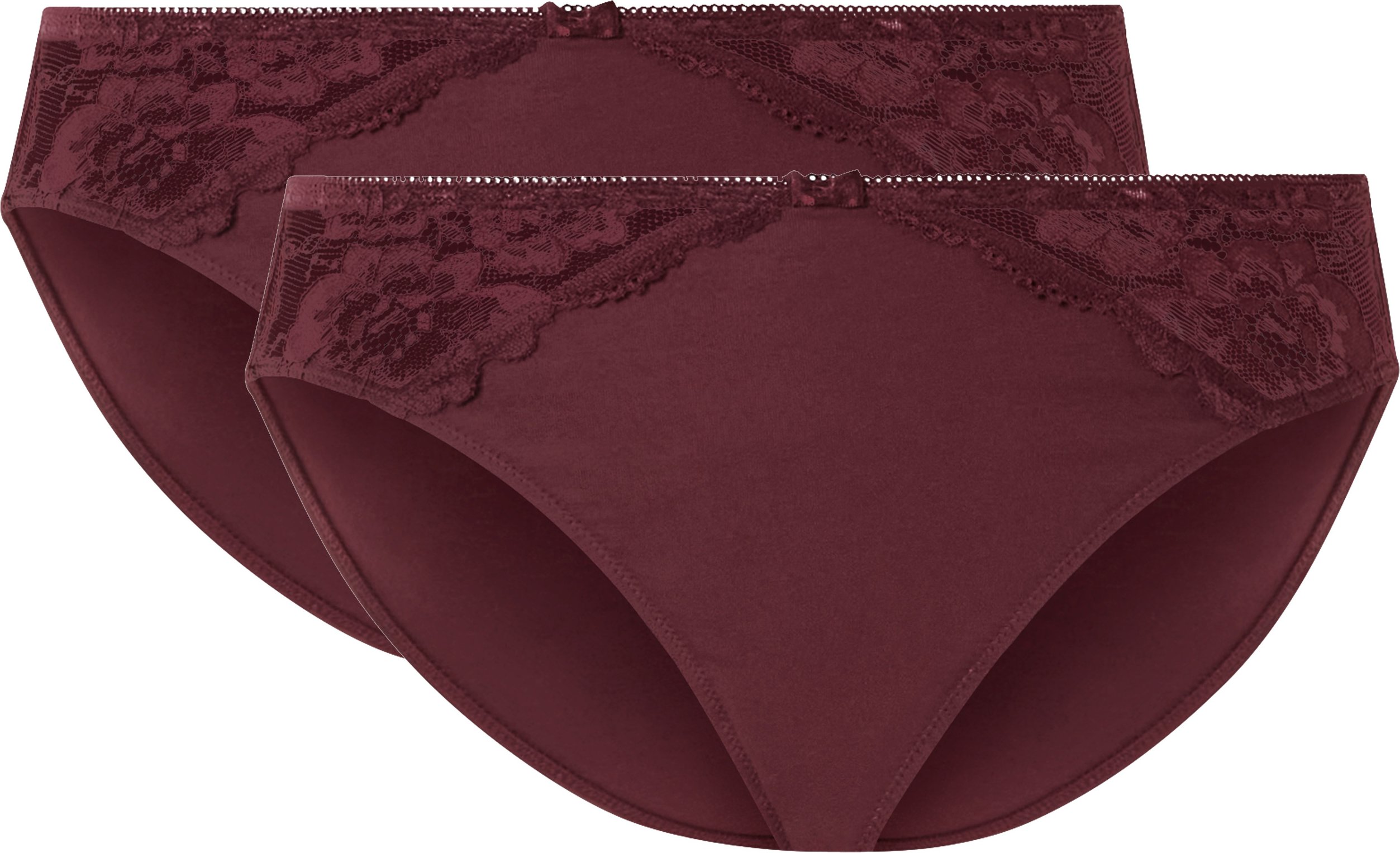 Thumbnail - esmara® Damen Slip mit Spitze 2er (Rot, S(36/38))