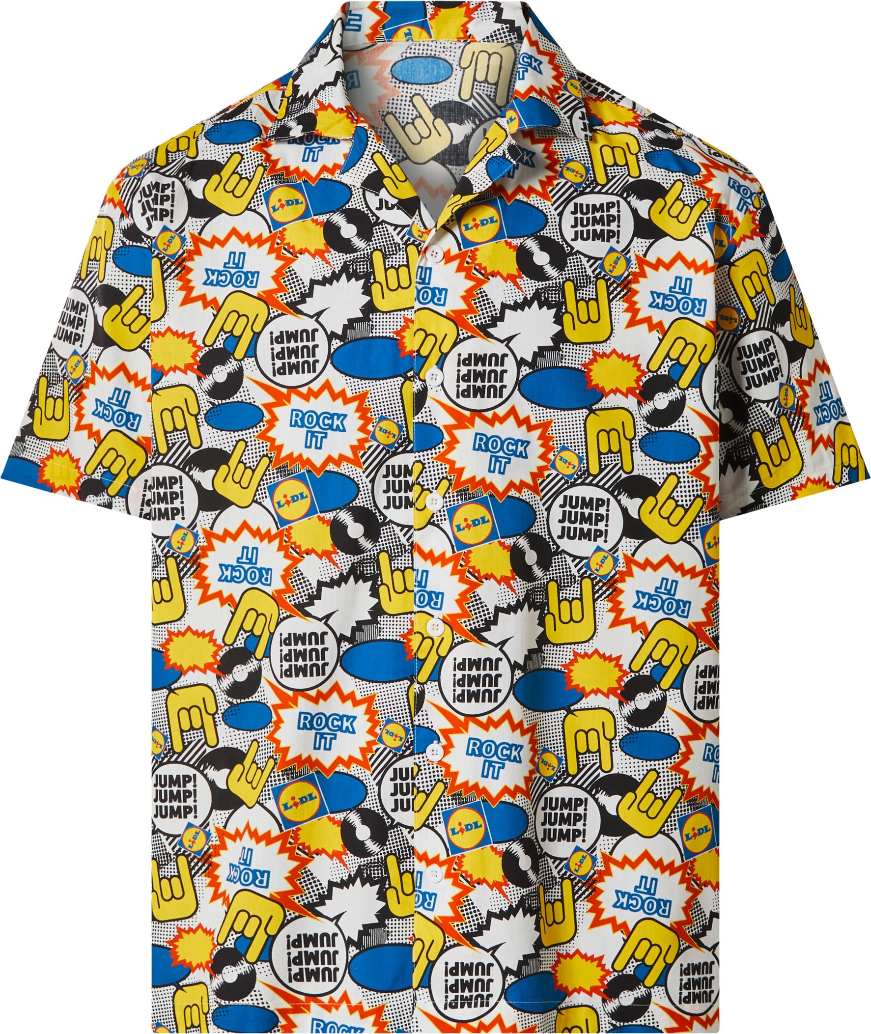 Herren Freizeithemd kurzarm Lidl (Weiß, XL (43/44))