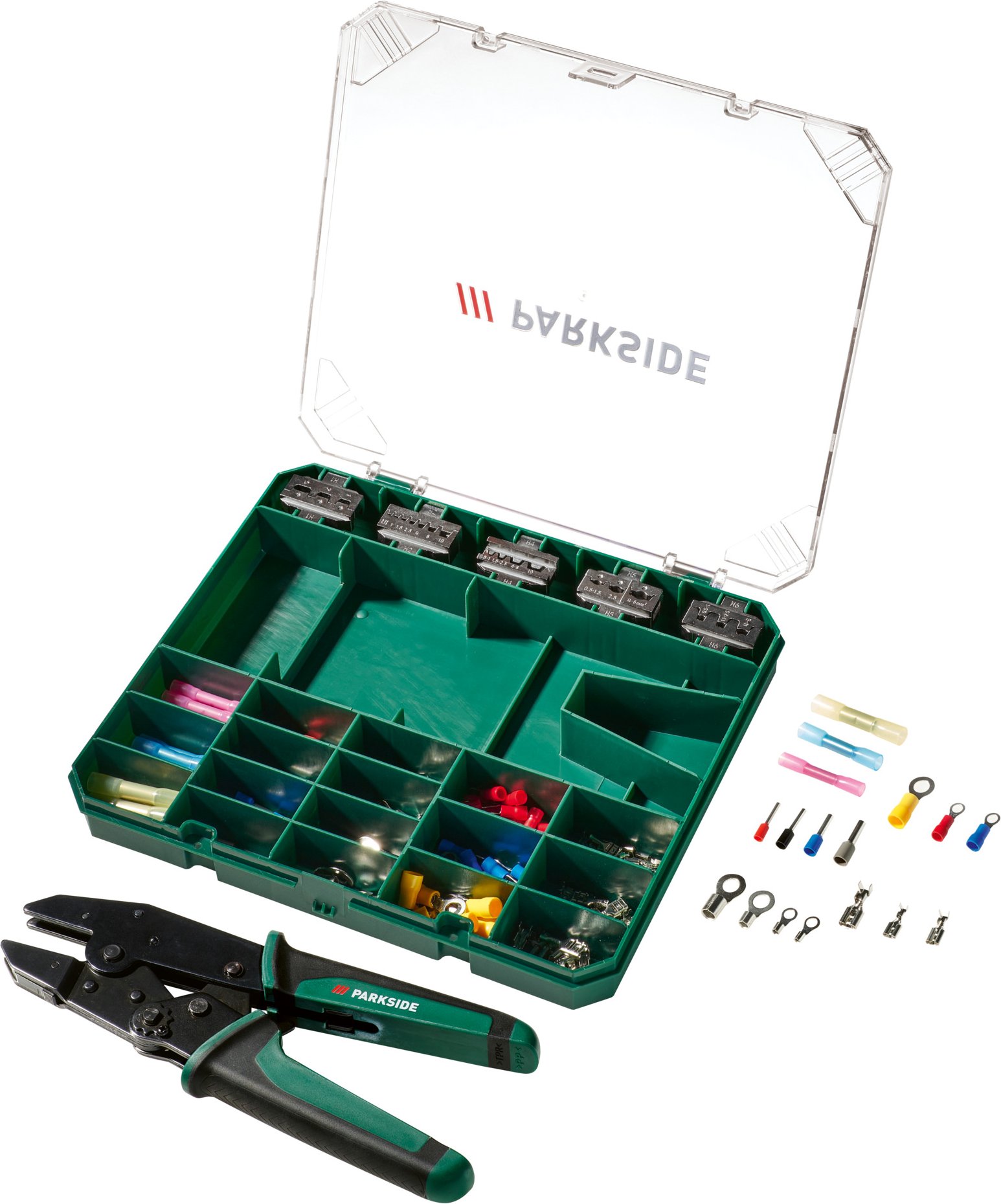 PARKSIDE® 5-in-1 Crimpzangen-Set »PCZS 181 A1«, 181-teilig