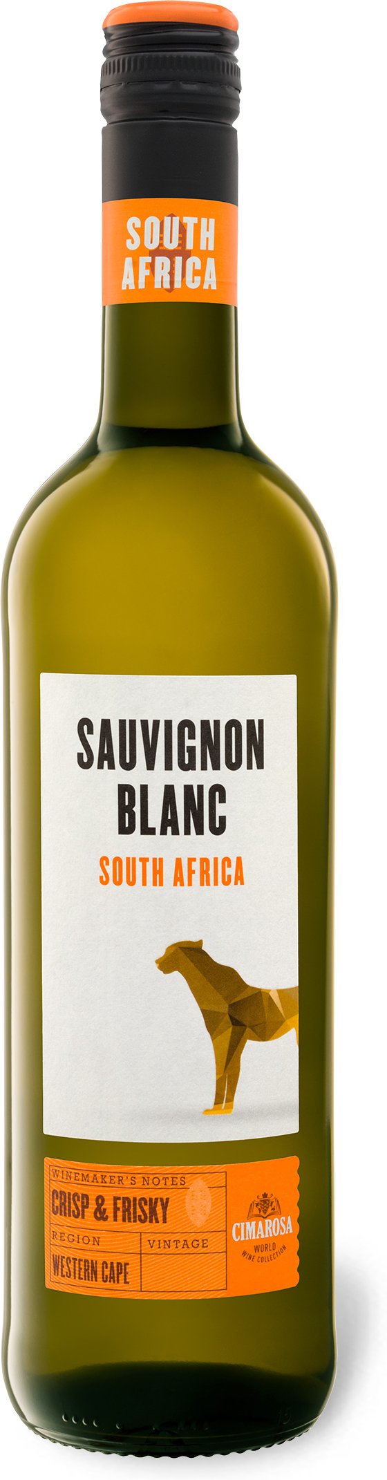 CIMAROSA Sauvignon Blanc Western Cape Südafrika trocken, Weißwein 2025 - Mindestbestellmenge 6