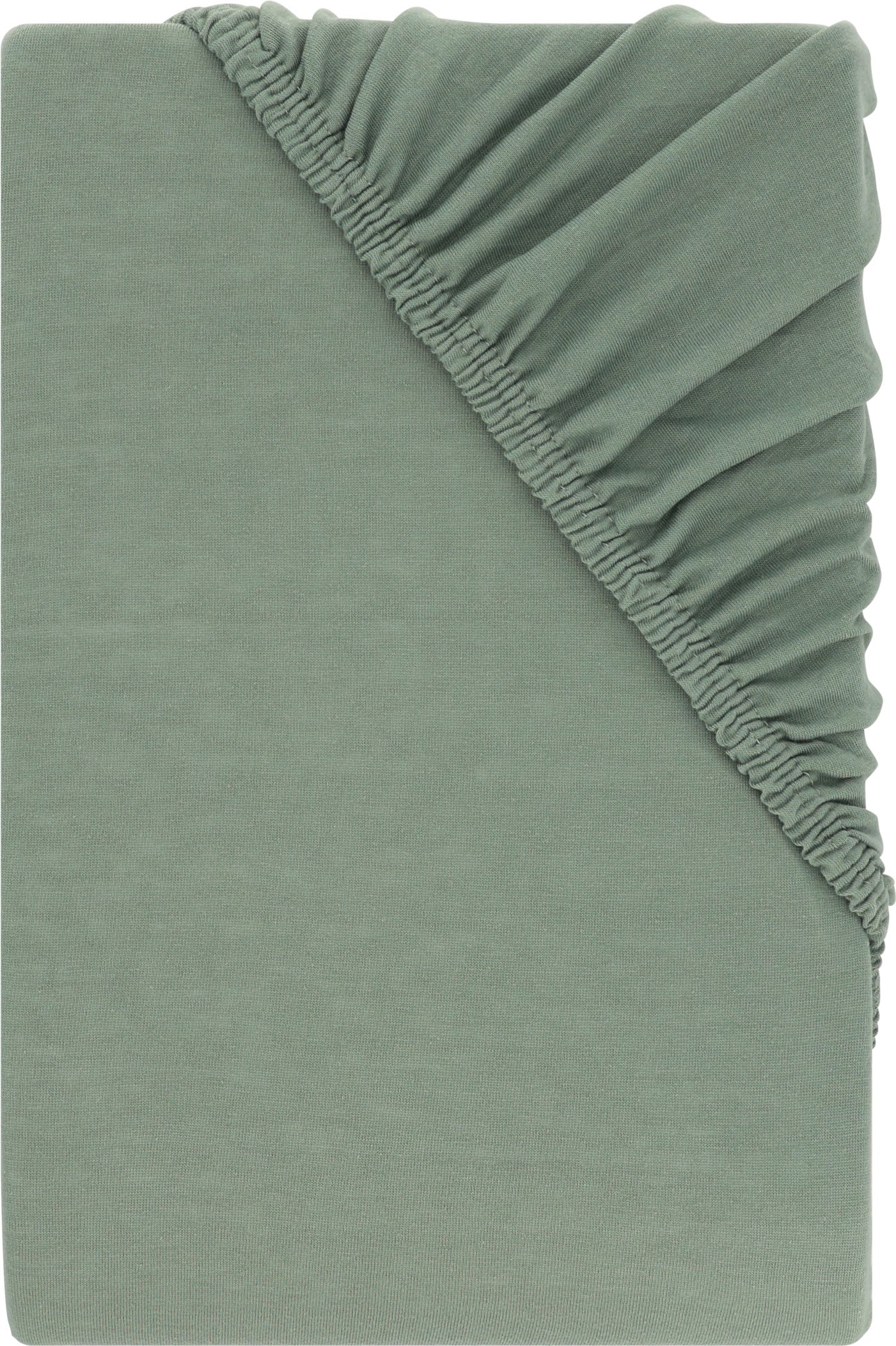 LIVARNO® Spannbettlaken Jersey 90-100x200 cm (Grün)