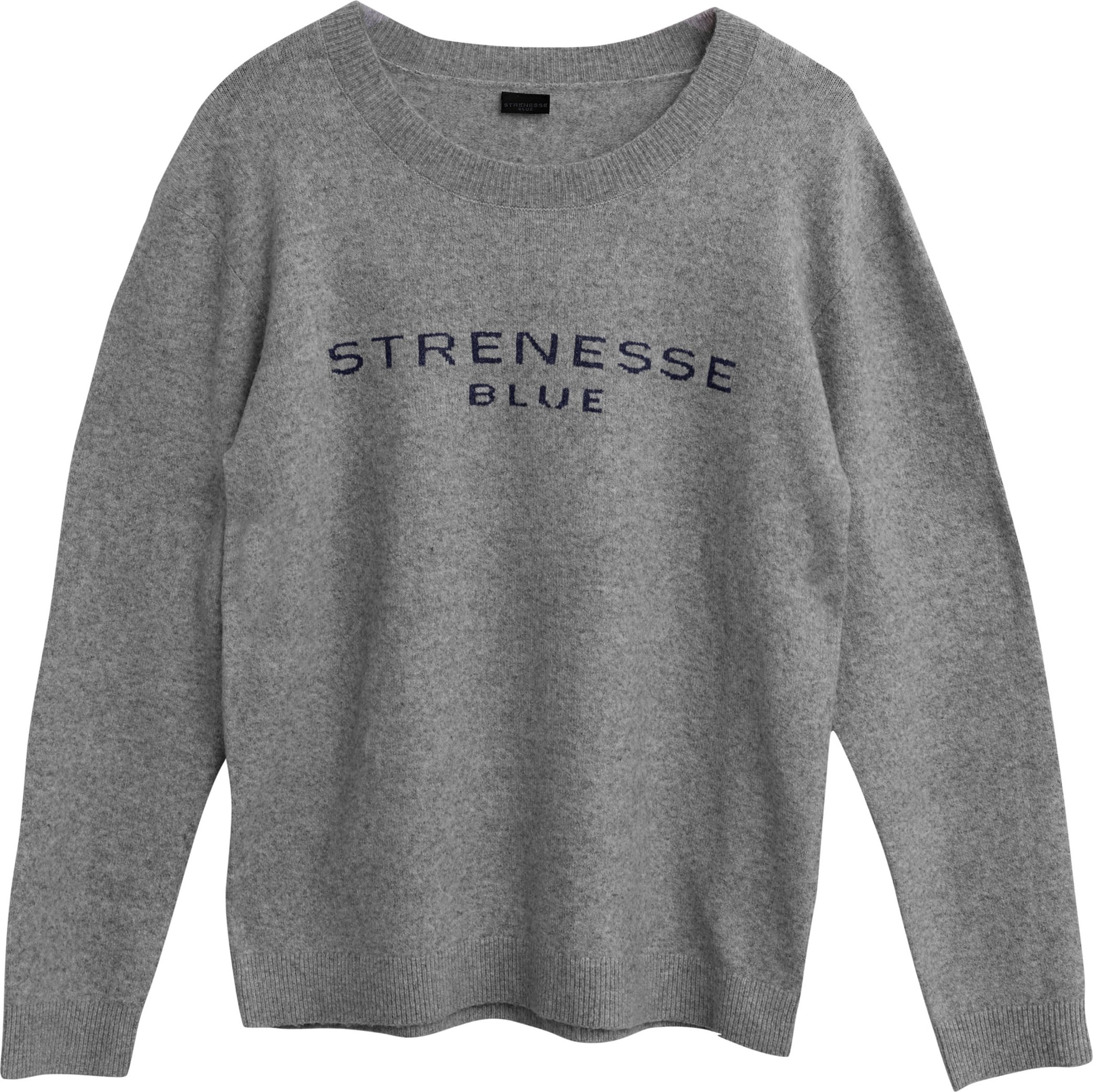 Strenesse Blue Herren Strickpullover (Grau, L)