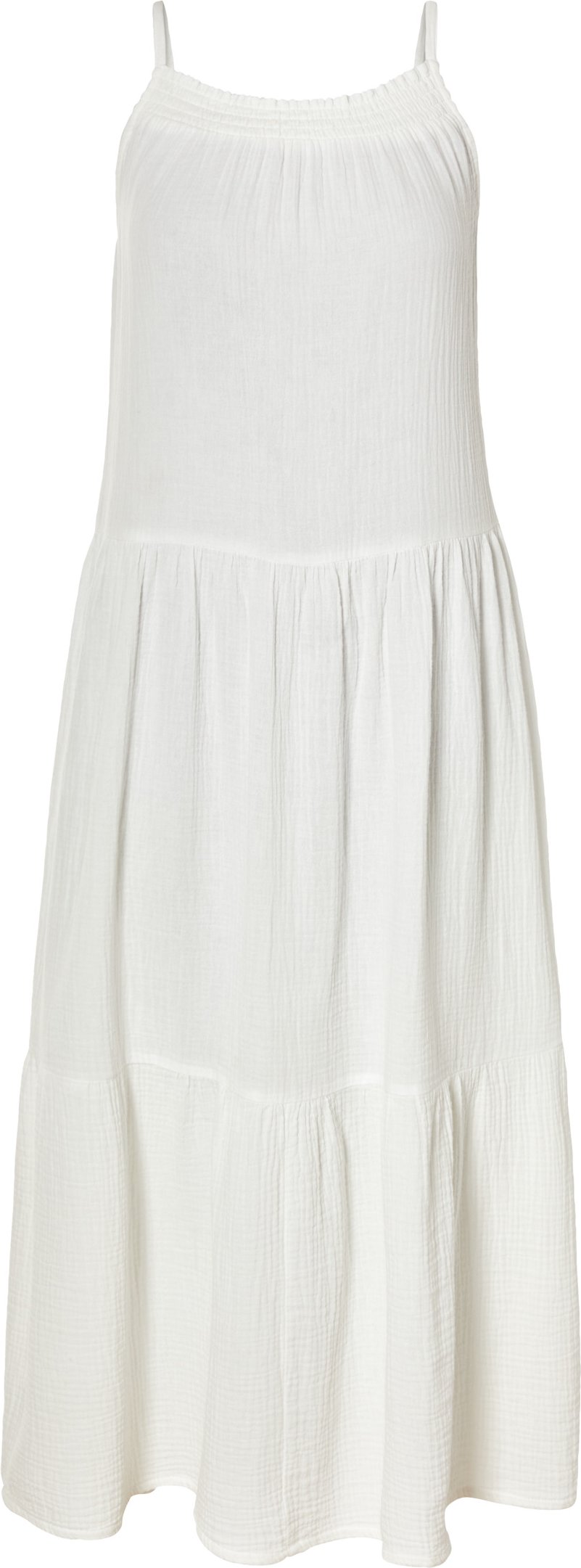 esmara® Damen Kleid Midi (Weiß, 44)