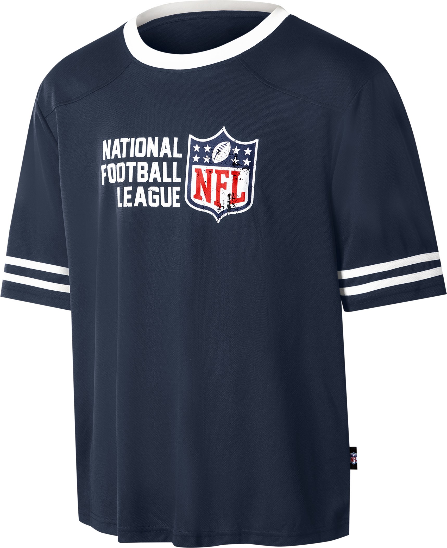 NFL Damen/Herren Poly-Fantrikot Shield Logo (Navy, L)