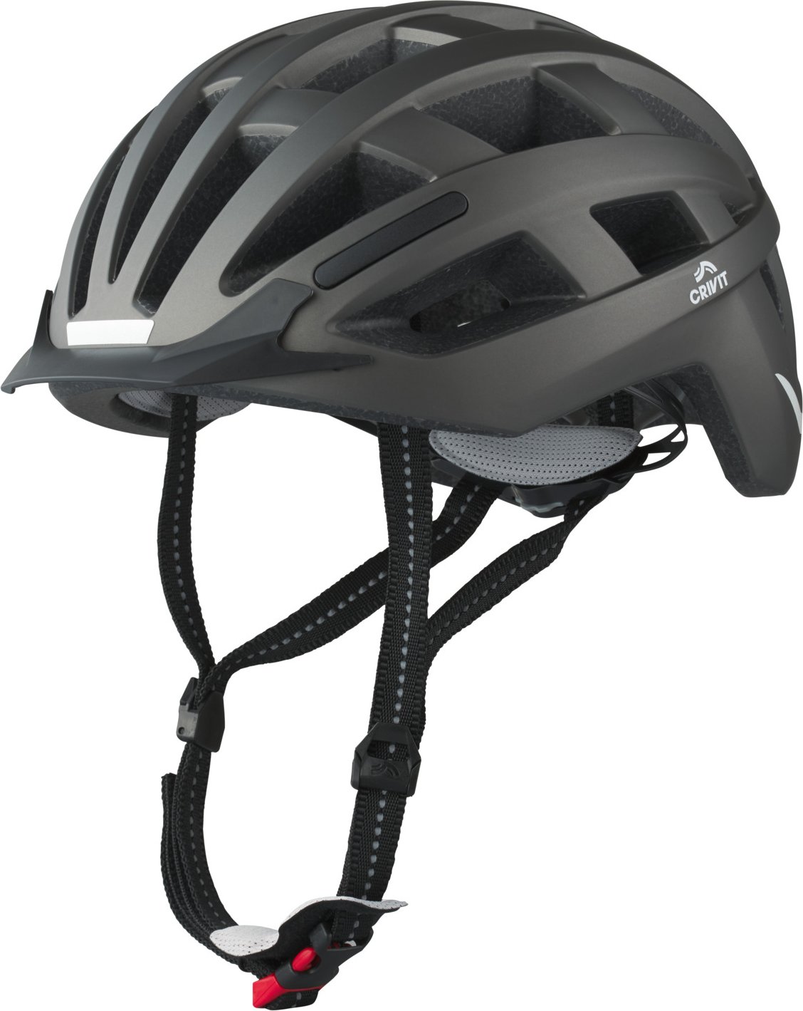 Thumbnail - CRIVIT Cityhelm mit Rearlight (Anthrazit, M/L)