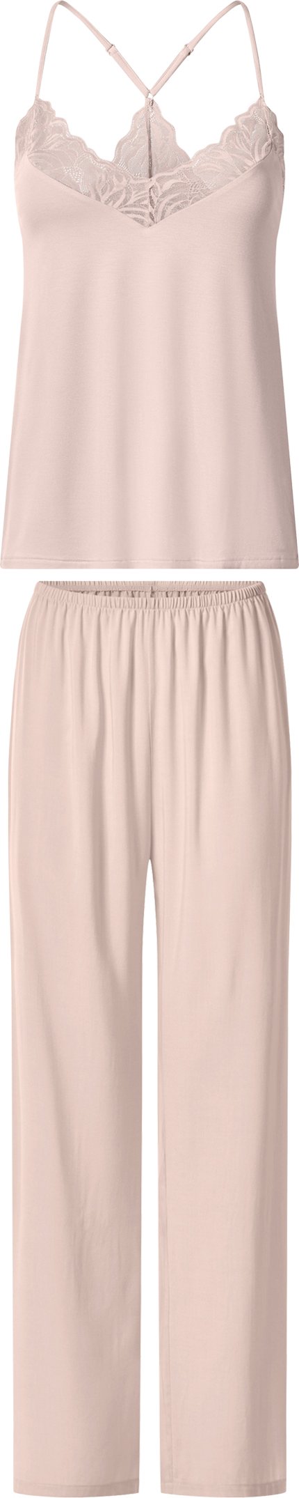 esmara® Damen Pyjama kurz/lang (Rosa, XL(48/50))