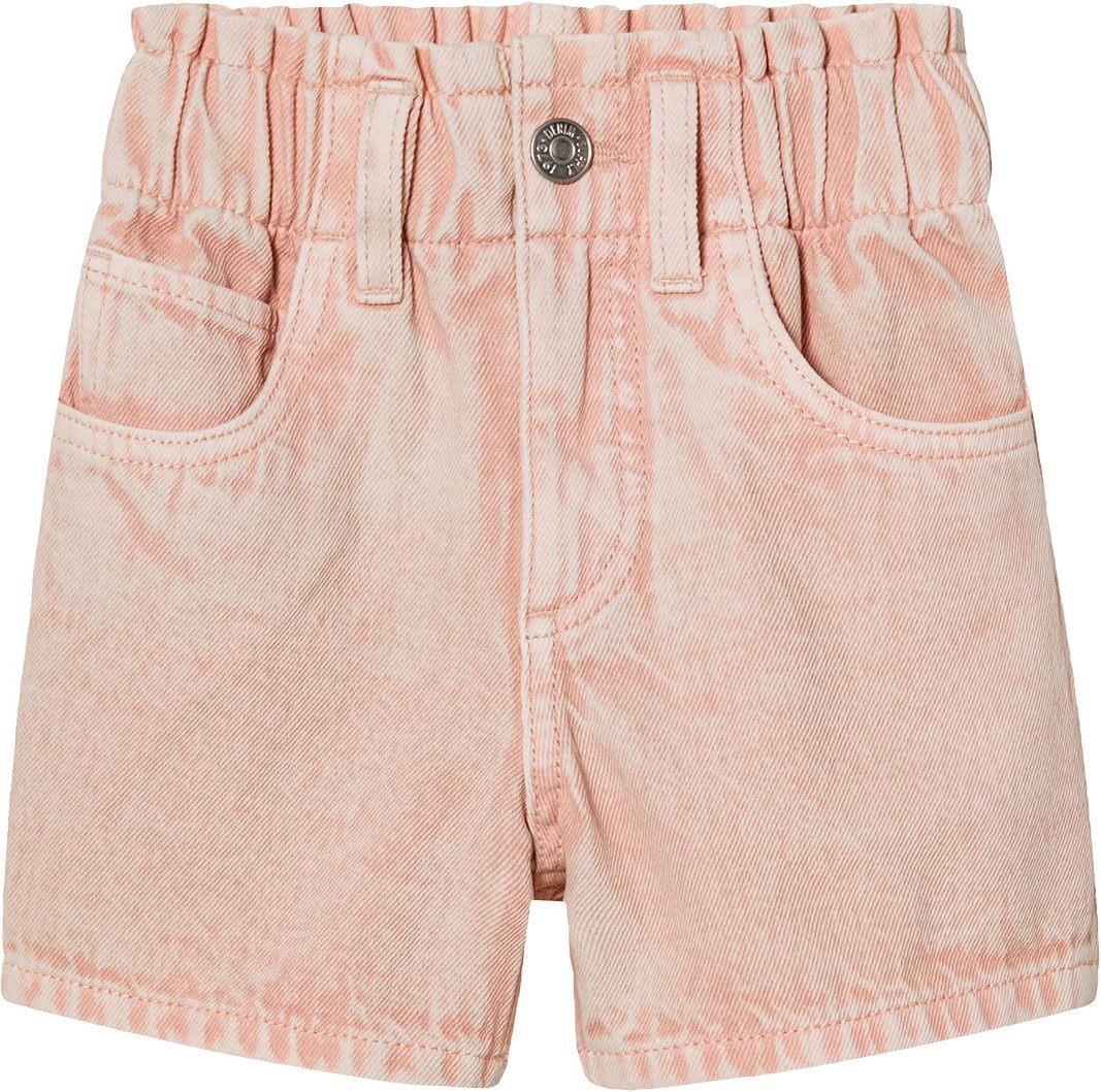 lupilu® Kleinkinder Mädchen Paperbagshorts Denim (pink, 110/116)