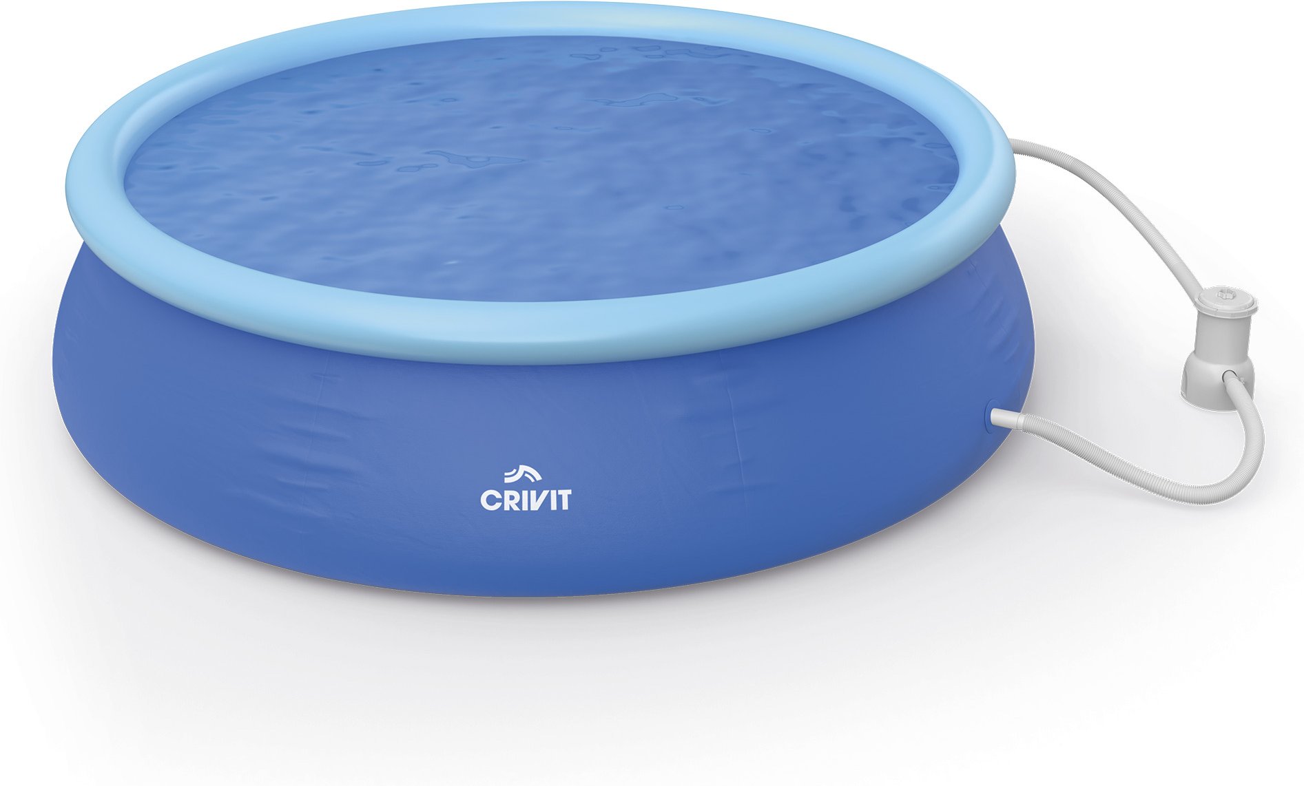 CRIVIT Quick-up-Pool, Ø 240 x H 63 cm, inkl. Filterpumpe