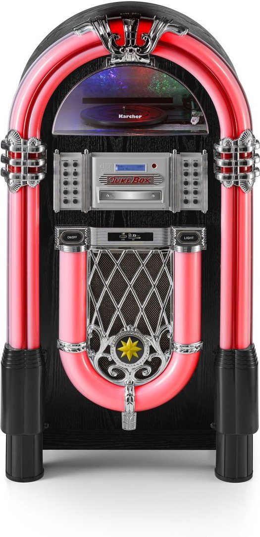 Karcher Jukebox »JB 6608D« mit Plattenspieler, CD Player, Bluetooth, UKW / DAB+ Radio & USB / SD-Karte