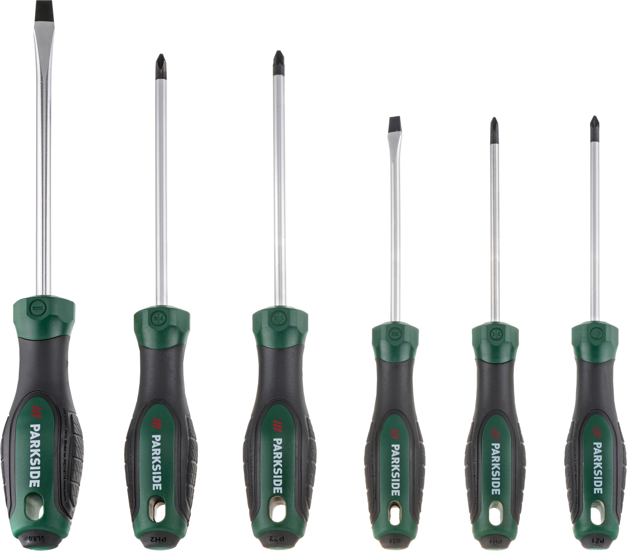 PARKSIDE® Schraubendreher-Sets 6-tlg. / Steckschlüssel-Schraubendreher-Satz (Schraubendreher)