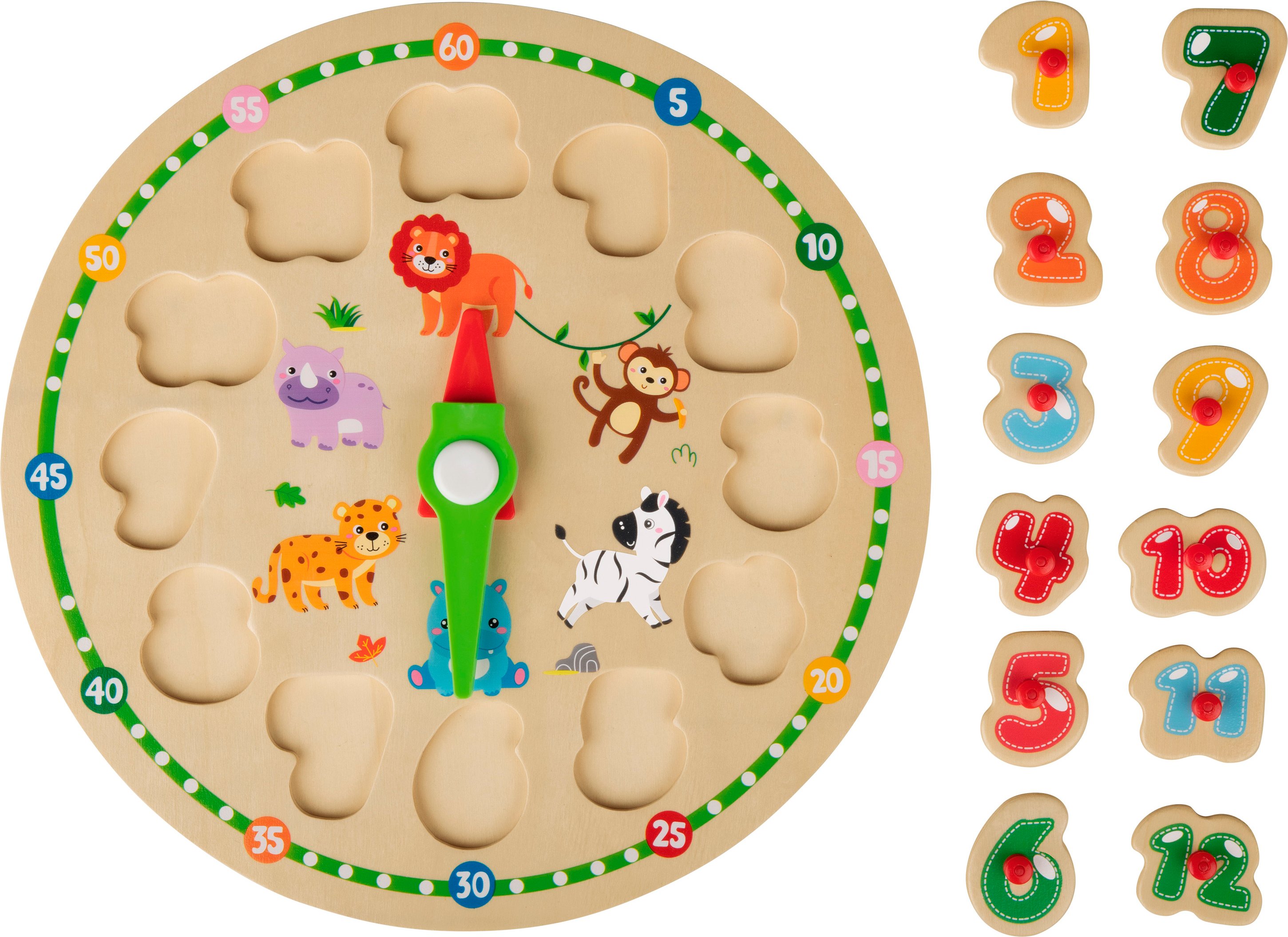 Thumbnail - Playtive Holz Lernpuzzle (Uhrenpuzzel)
