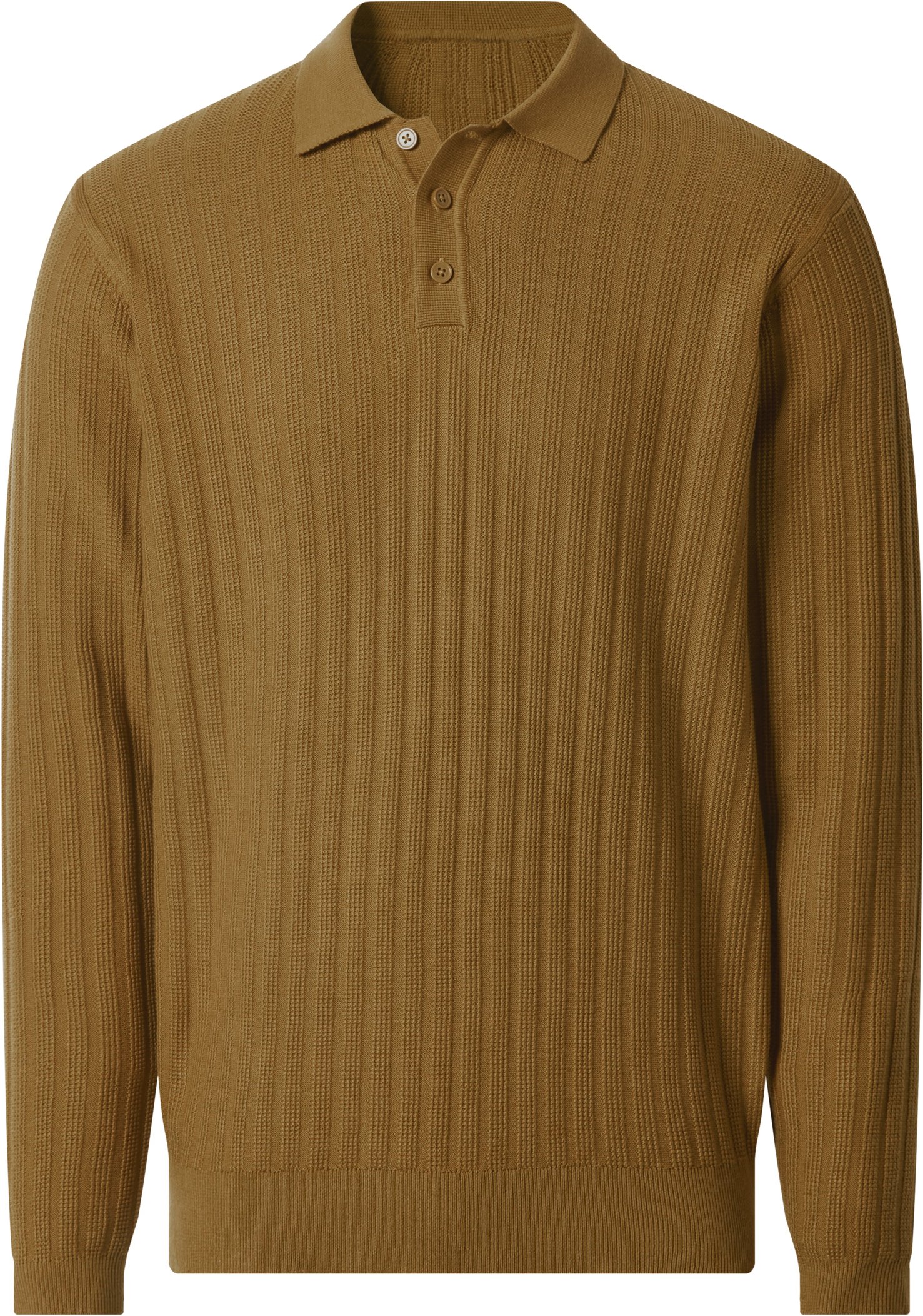 esmara Men Herren Polopullover Struktur (Braun, XL(56/58))