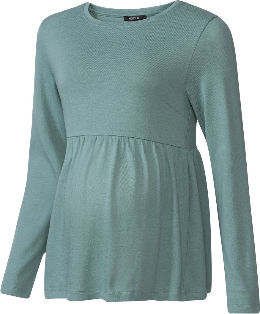 Thumbnail - esmara® Damen Pullover Umstand (Grün, XS(32/34))