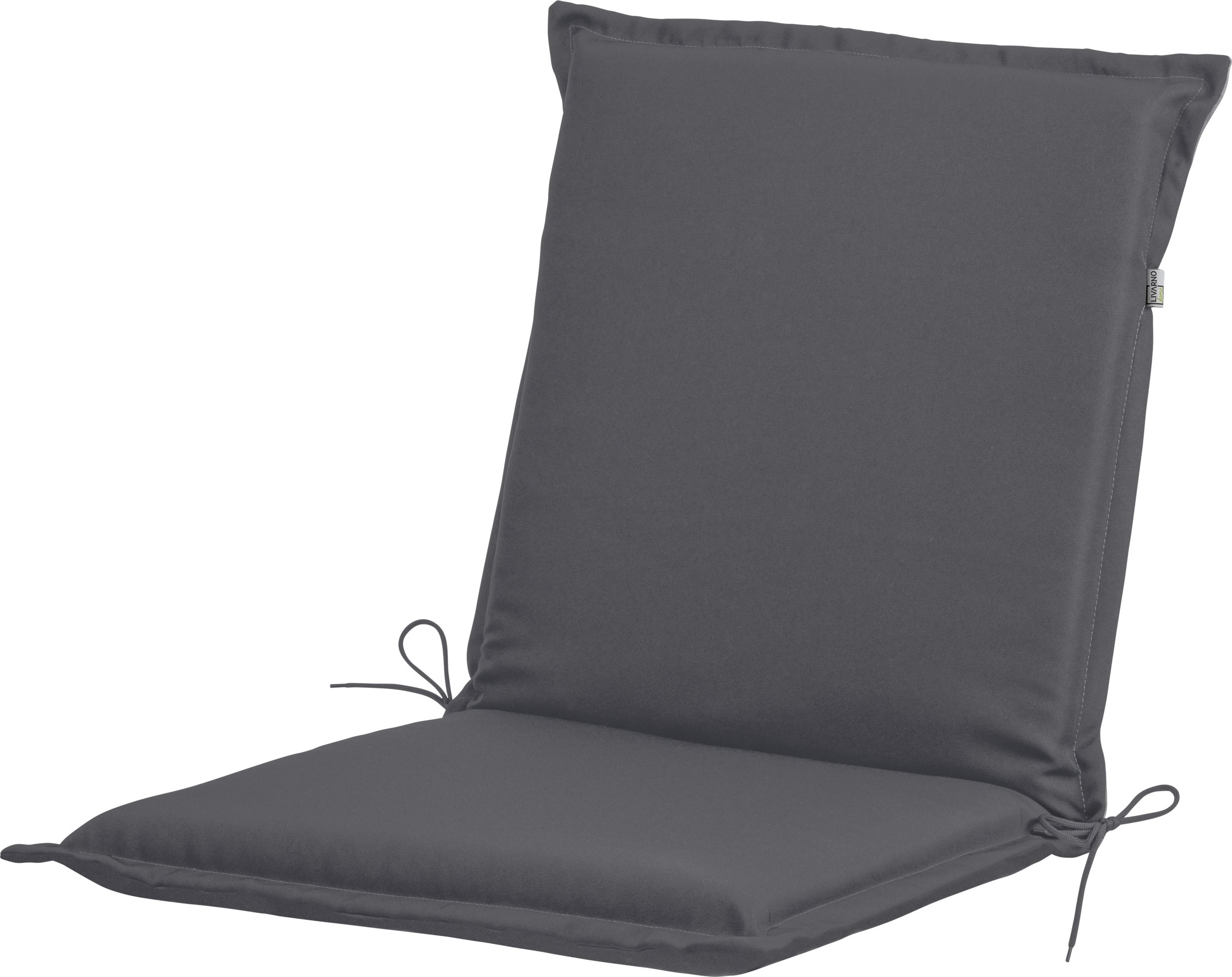 LIVARNO® Polsterauflage Toronto Niedriglehner 7,5cm (Anthrazit)