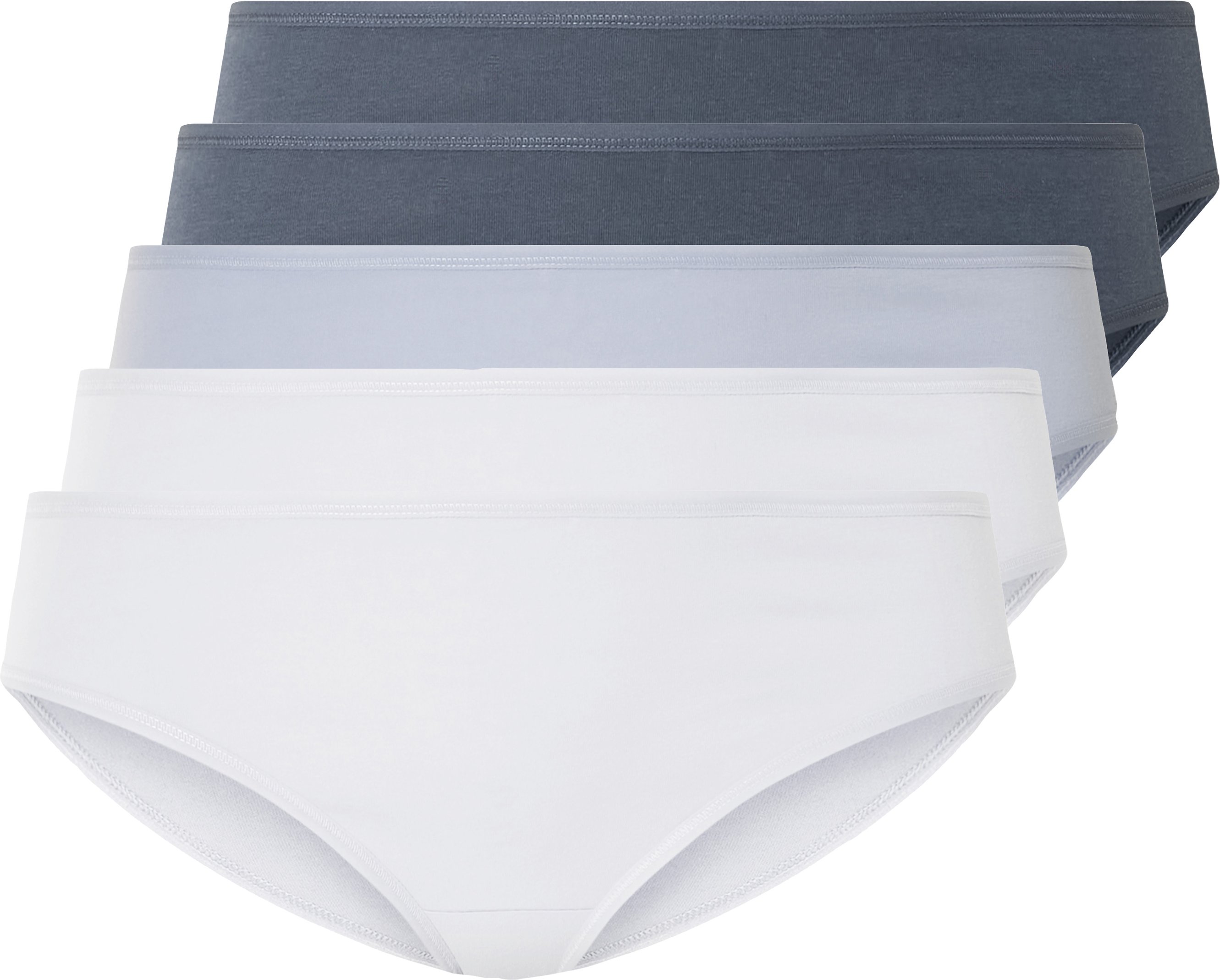 Thumbnail - esmara® Damen Slip, 5 Stück (dunkelblau/hellblau/weiß, XXL(52/54))