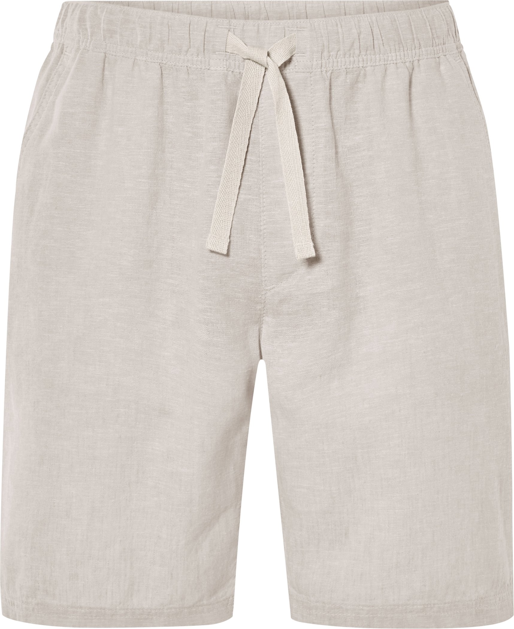 LIVERGY® Herren Bermuda mit Leinen (Beige, XXL (60/62))