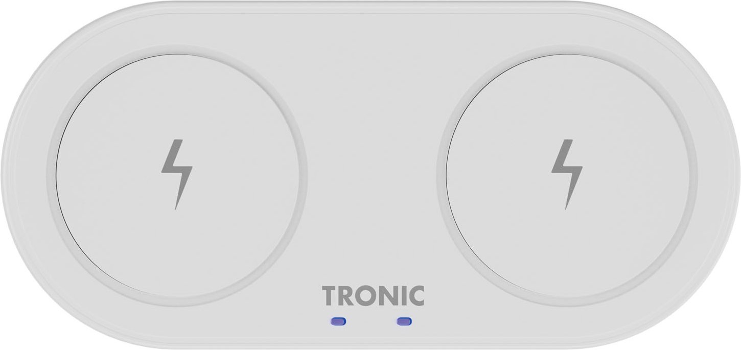 TRONIC® Ladepad QI Dual (Weiß)