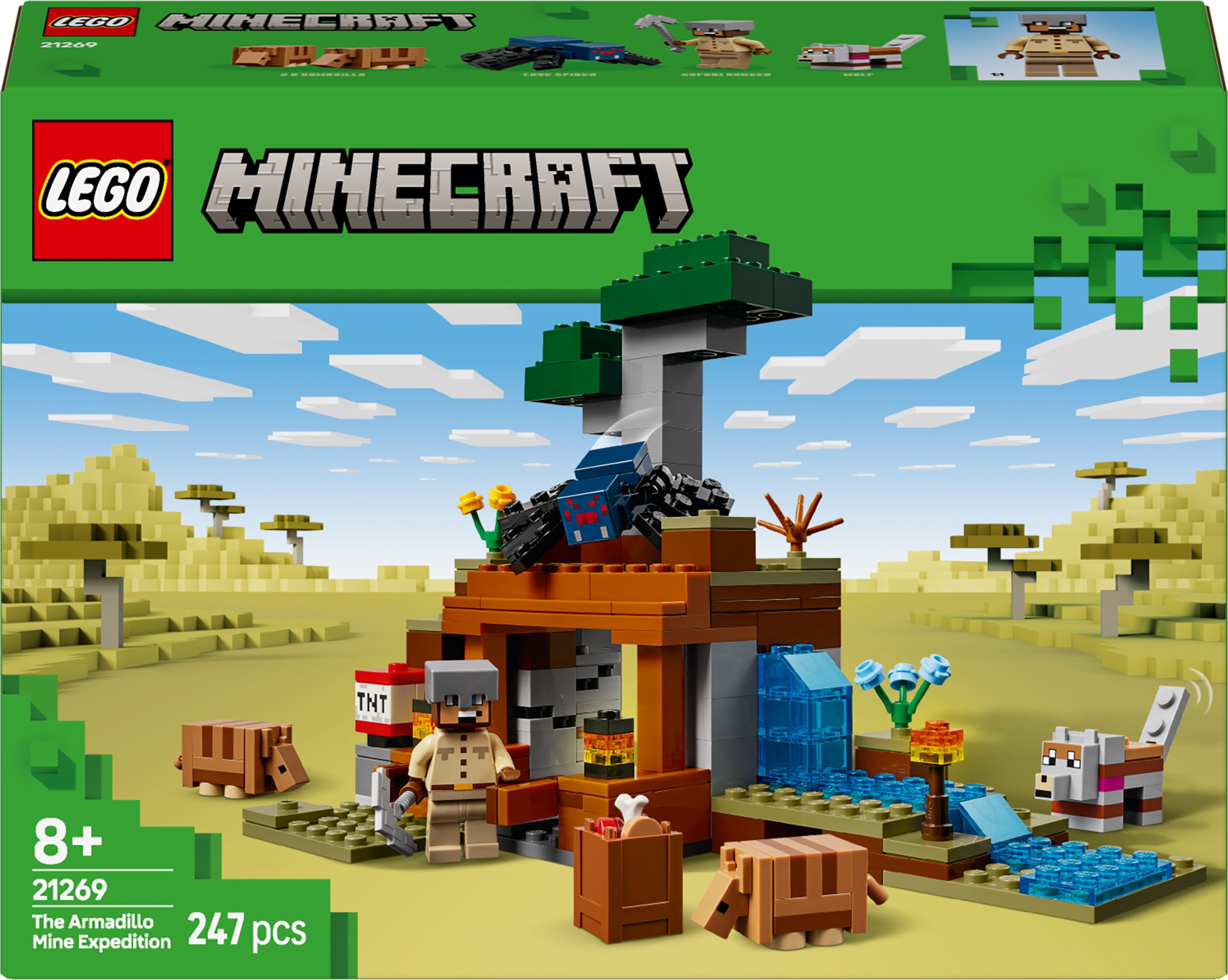 Lego Minecraft 21269 The Armadillo Mine Expedition