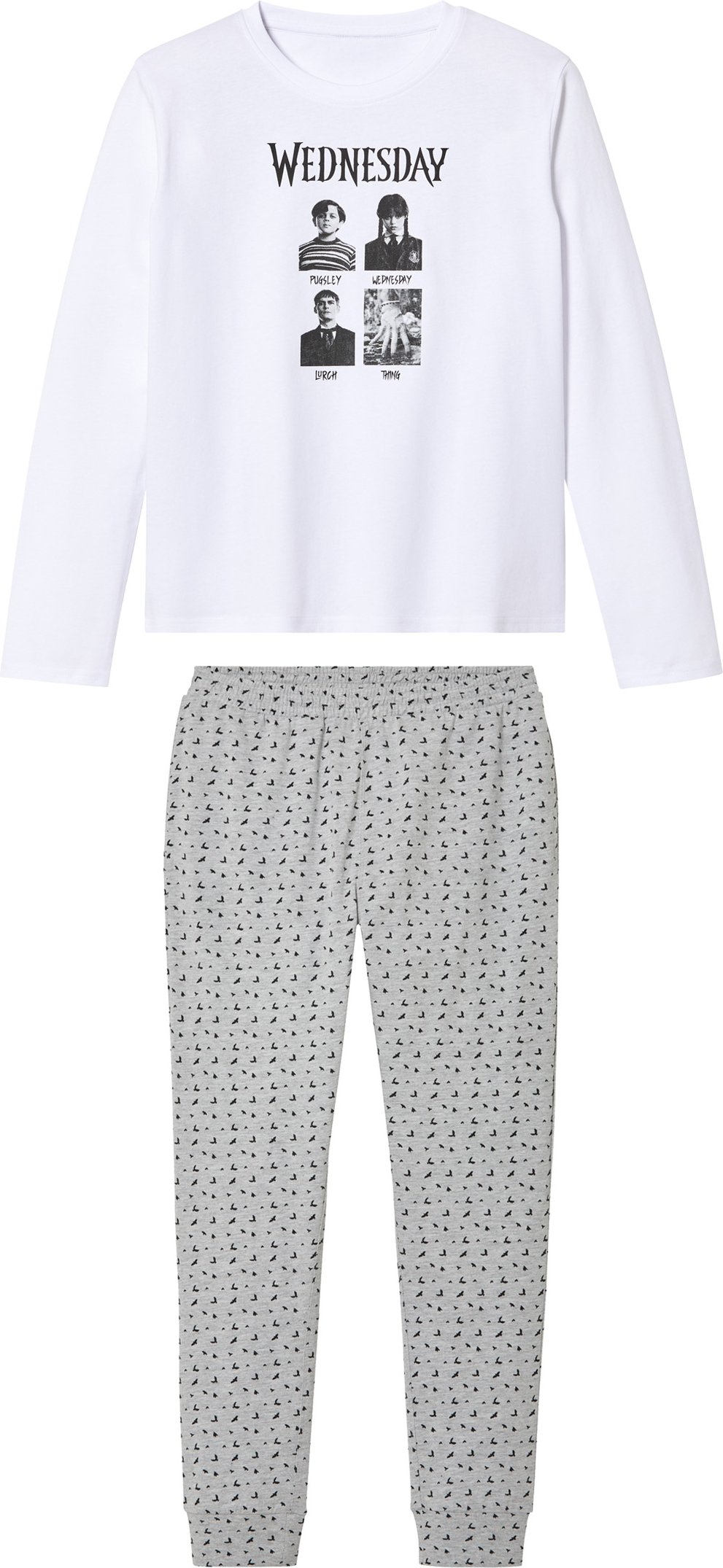 Kinder Mädchen Pyjama Wednesday (Navy, 134/140)