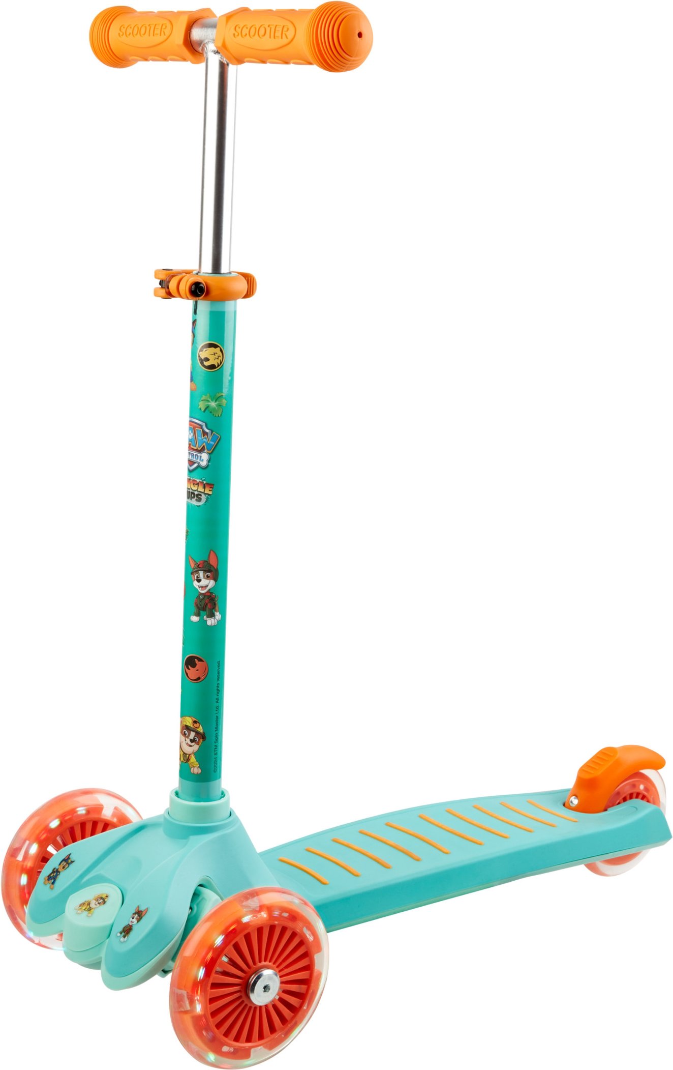 Tri Scooter mit LED Rollen (Türkis)