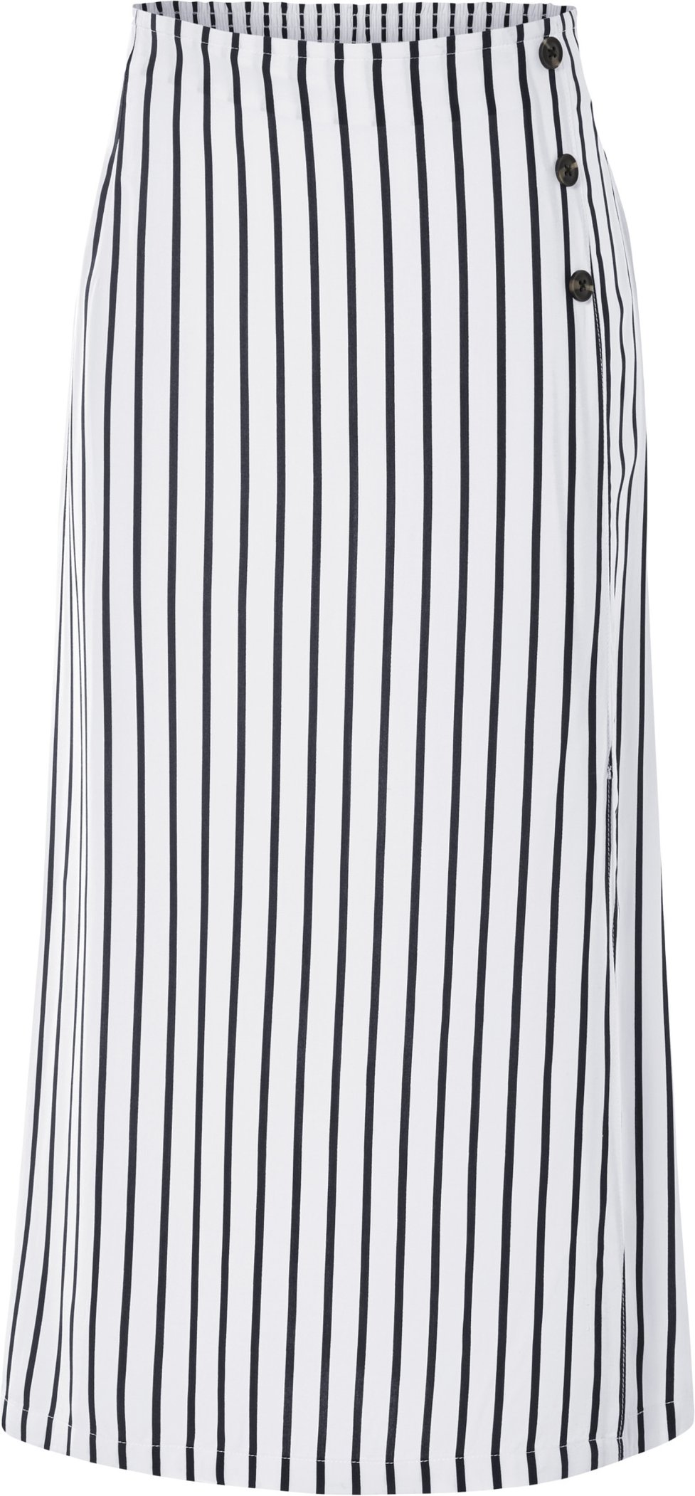 Thumbnail - esmara® Damen Rock Midi (Streifen, M(40/42))