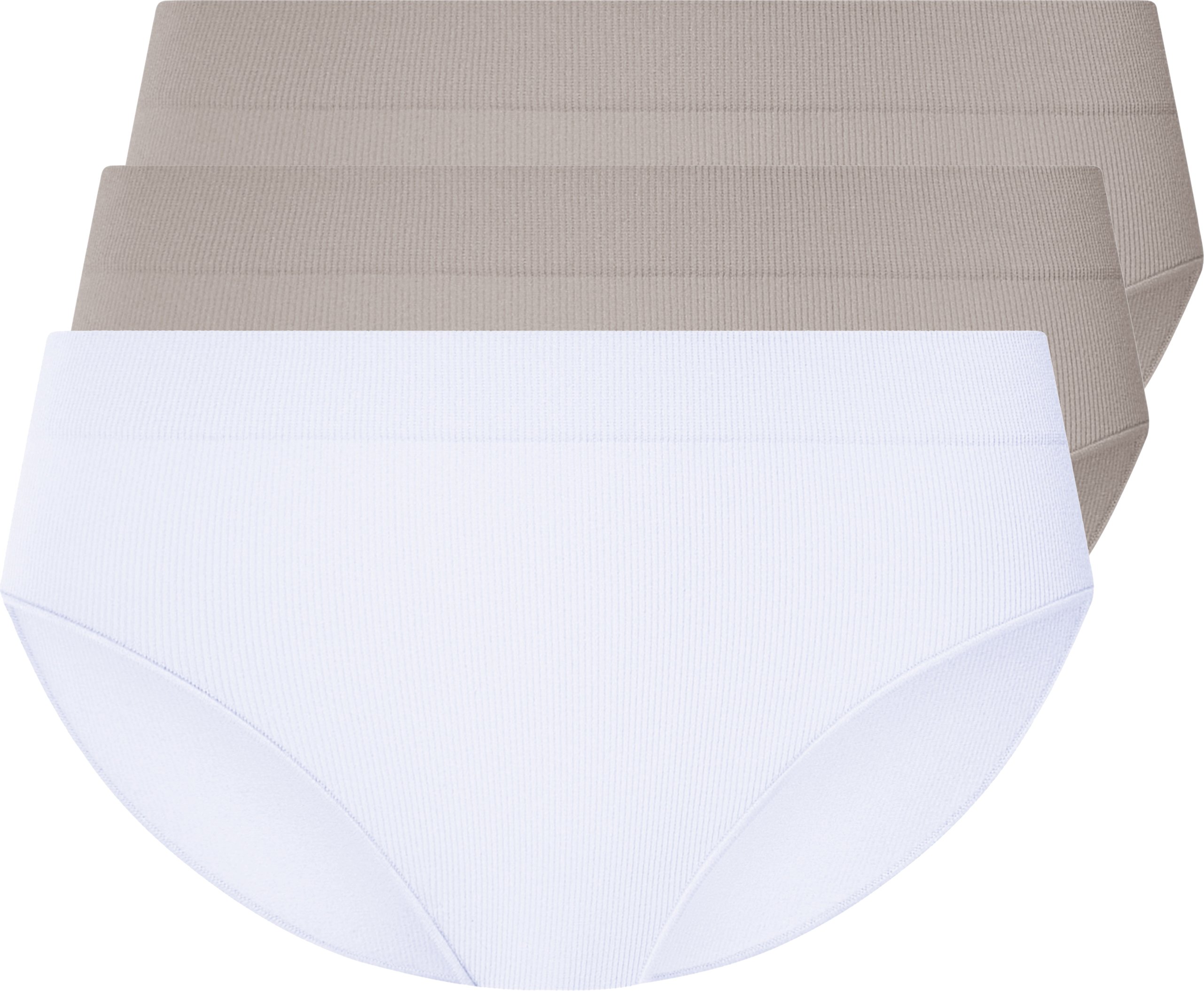 Thumbnail - esmara® D Slips, 3 Stück (Grau/Weiß, S(36/38))