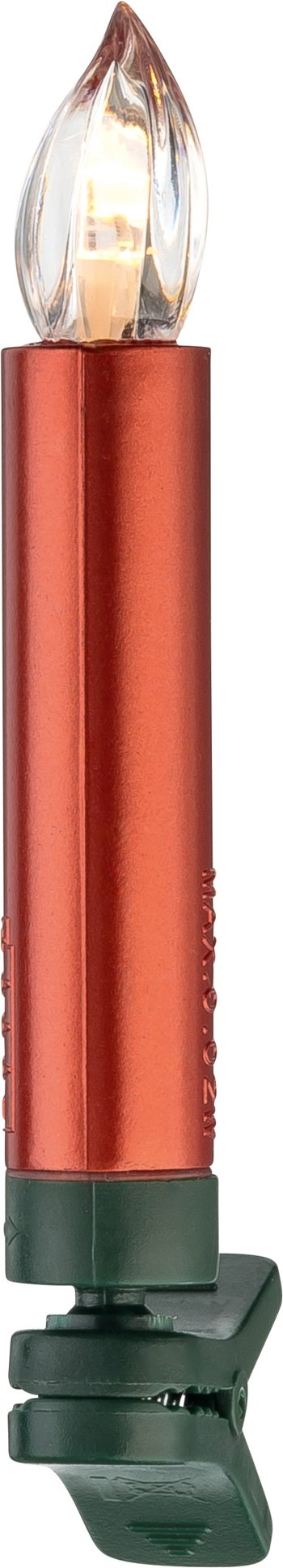 LIVARNO home Kabellose LED-Weihnachtsbaumkerzen, 15-tlg. (Rot)