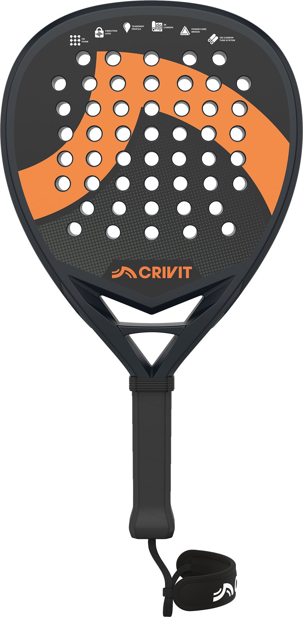 CRIVIT Padelschläger 3K Carbon PRO